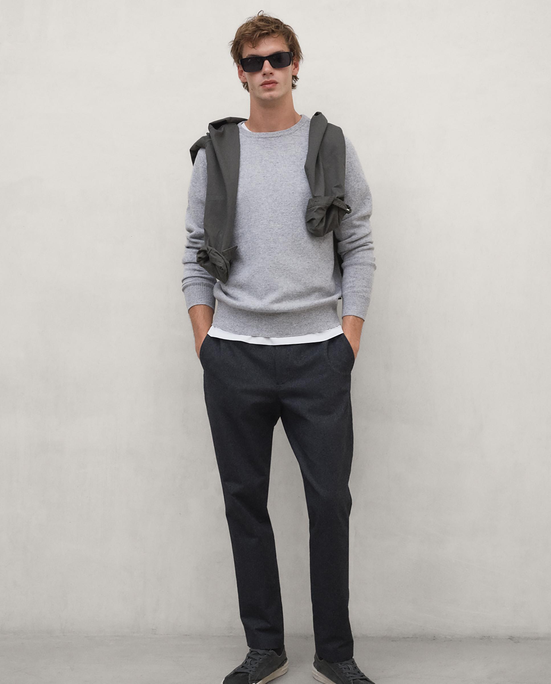 Imagen 2 de Jersey de hombre laguna con cuello alto de corte regular - Ecoalf - Gris Gris