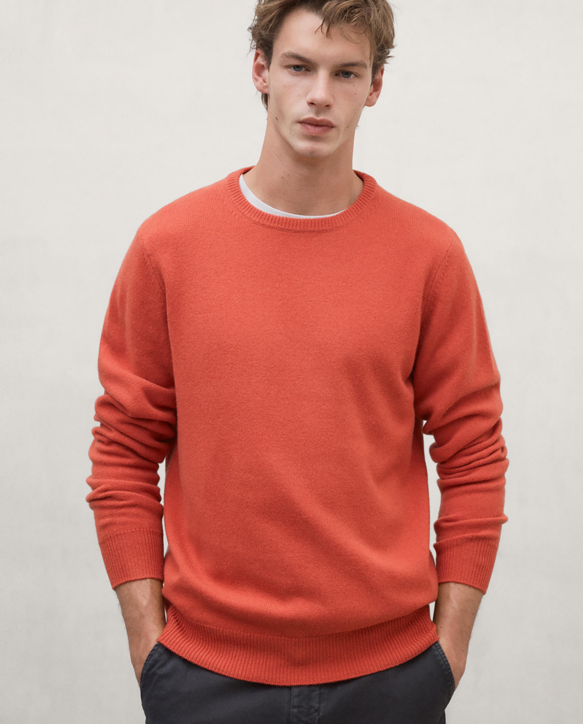 Imagen 1 de Jersey de hombre laguna con cuello alto de corte regular - Ecoalf - Naranja Naranja
