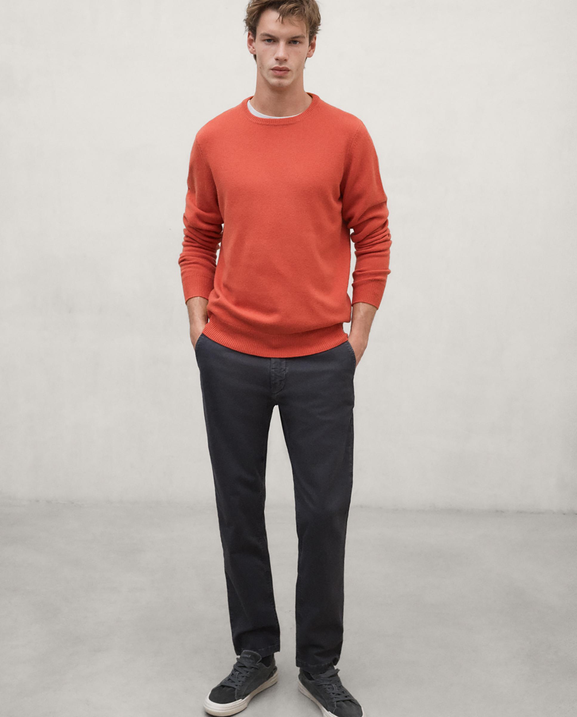 Imagen 3 de Jersey de hombre laguna con cuello alto de corte regular - Ecoalf - Naranja Naranja