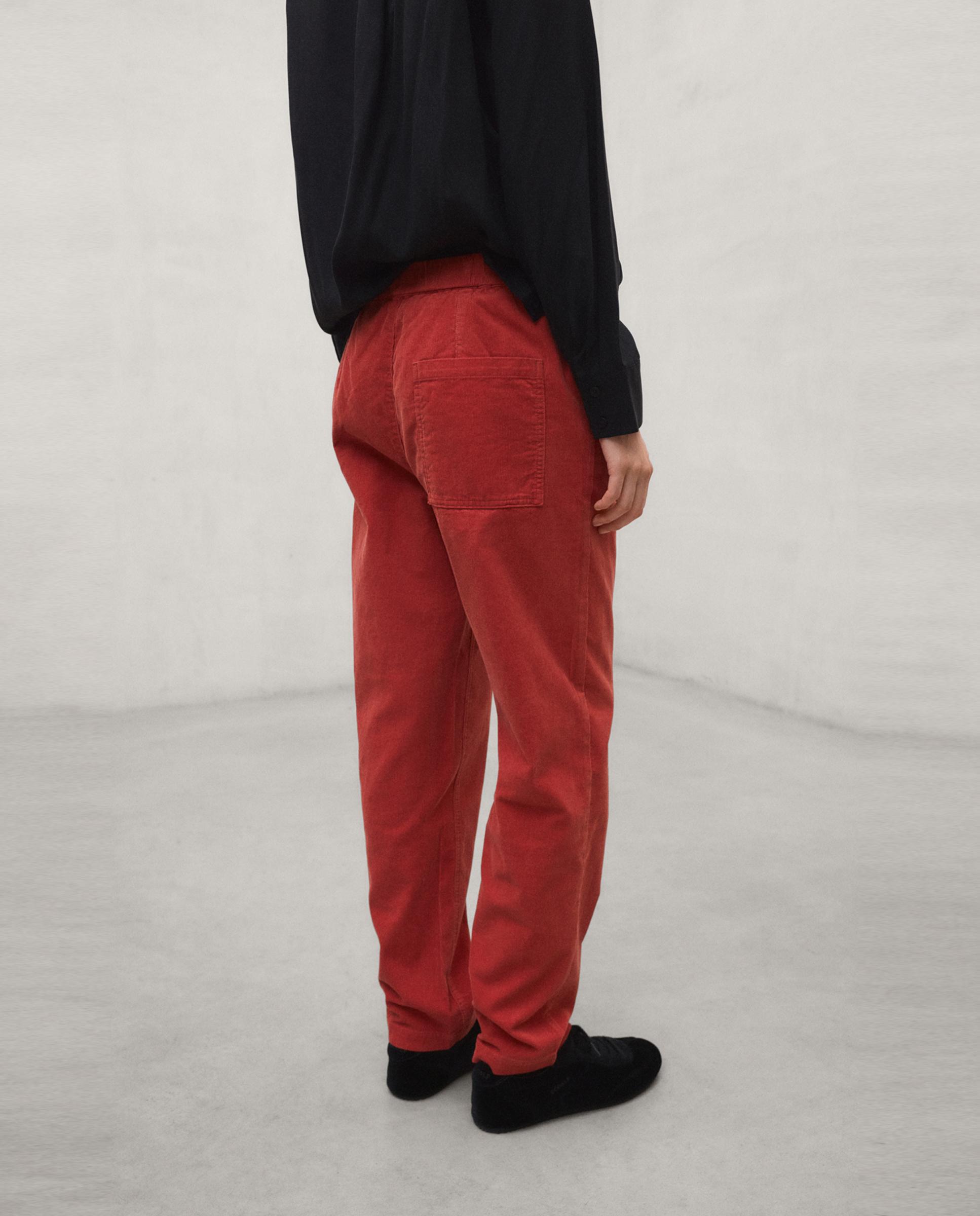 Pantalón recto de mujer de algodón orgánico pana sanz - Ecoalf - Naranja Naranja-3
