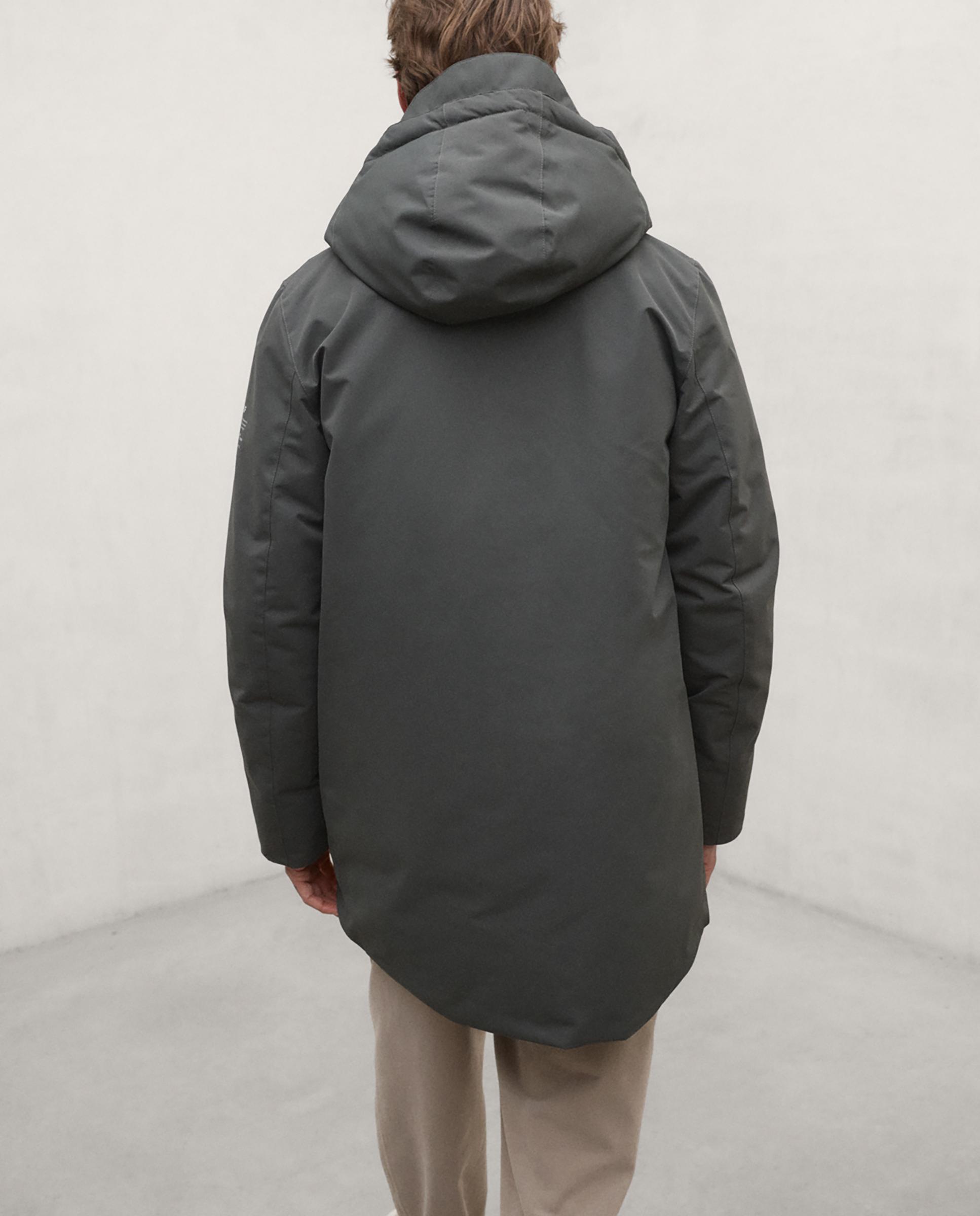 Parka de hombre parko con capucha y cierre de cremallera - Ecoalf - Verde Verde-4