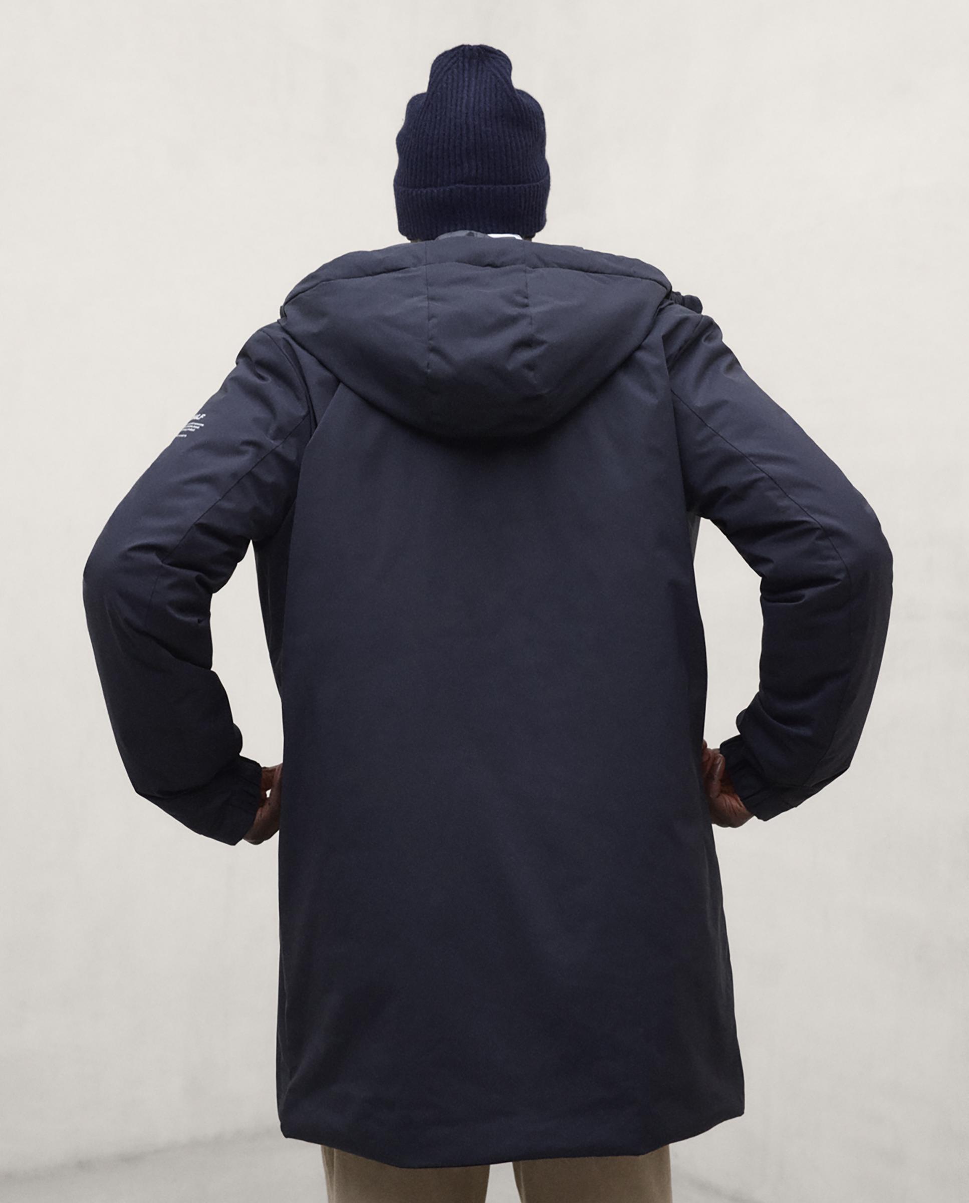 Imagen 3 de Parka de hombre pasu repelente al agua con capucha ajustable - Ecoalf - Azul marino Azul marino