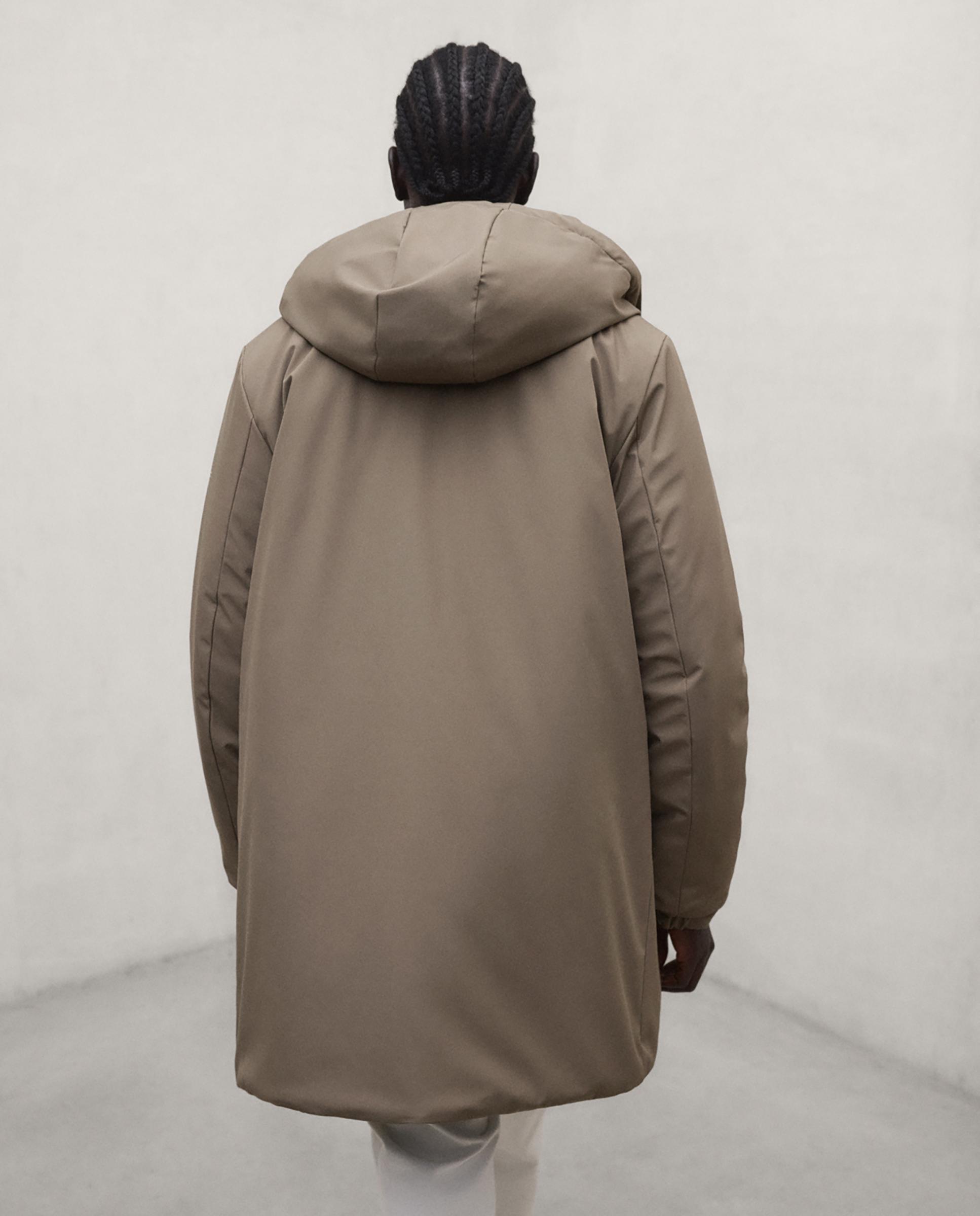 Imagen 3 de Parka de hombre pasu repelente al agua con capucha ajustable - Ecoalf - Marrón Marrón