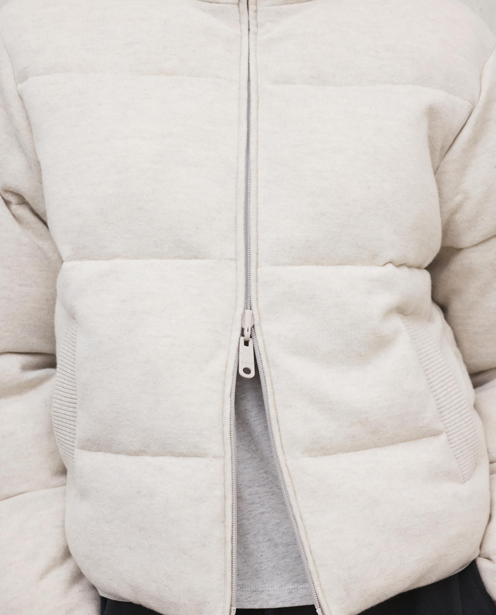 Chaqueta híbrida de mujer sintre reversible - Ecoalf - Beige Beige-5