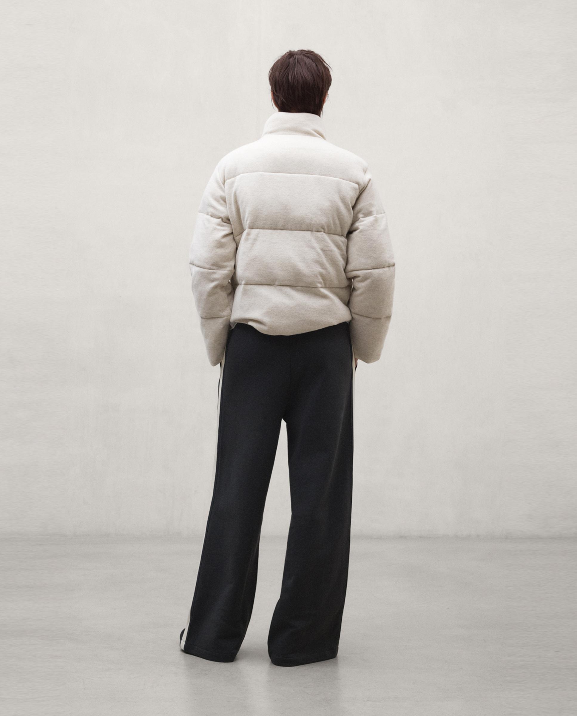 Chaqueta híbrida de mujer sintre reversible - Ecoalf - Beige Beige-6