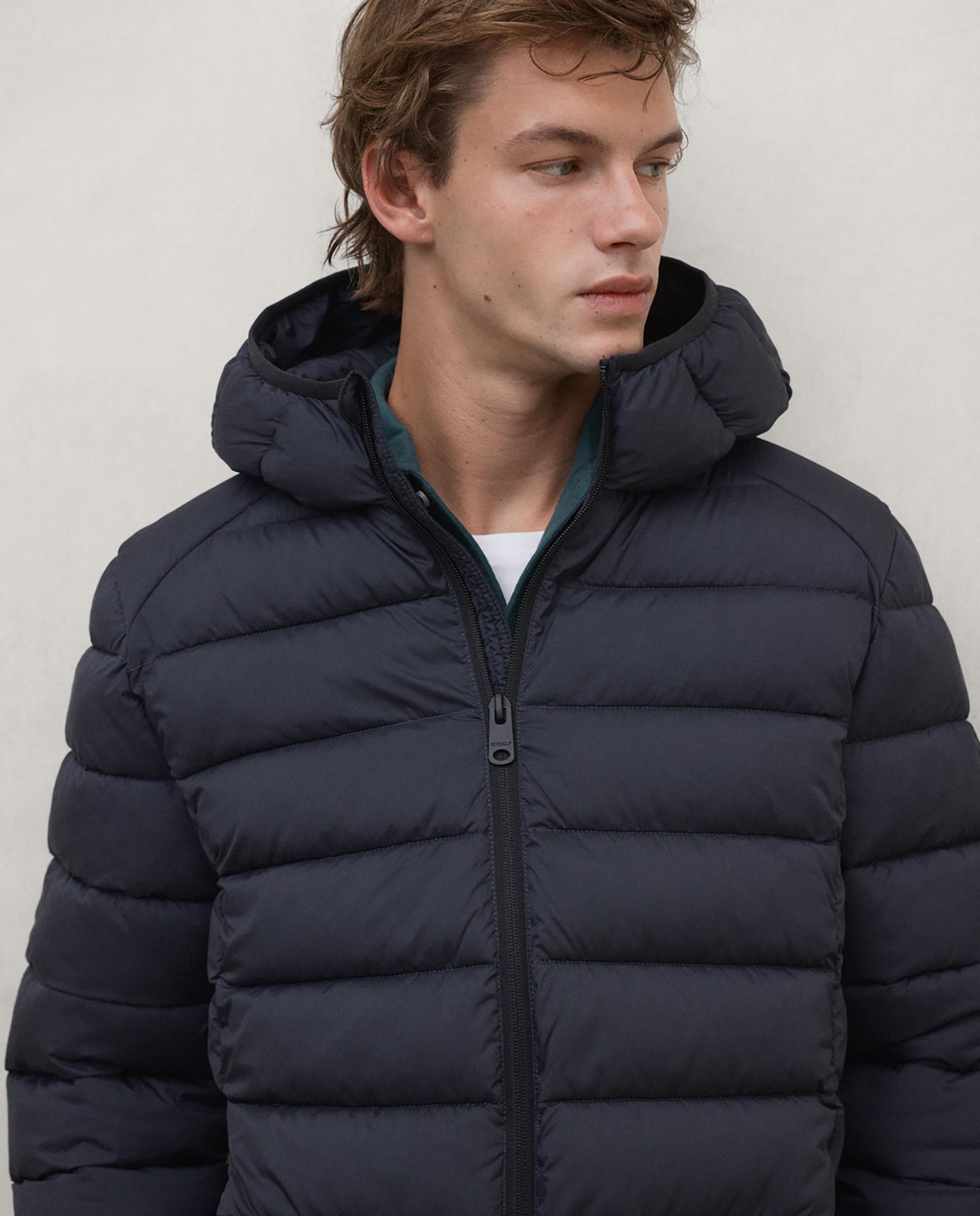Chaqueta de hombre aspenalf repelente al agua con capucha - Ecoalf - Gris oscuro Gris oscuro-5