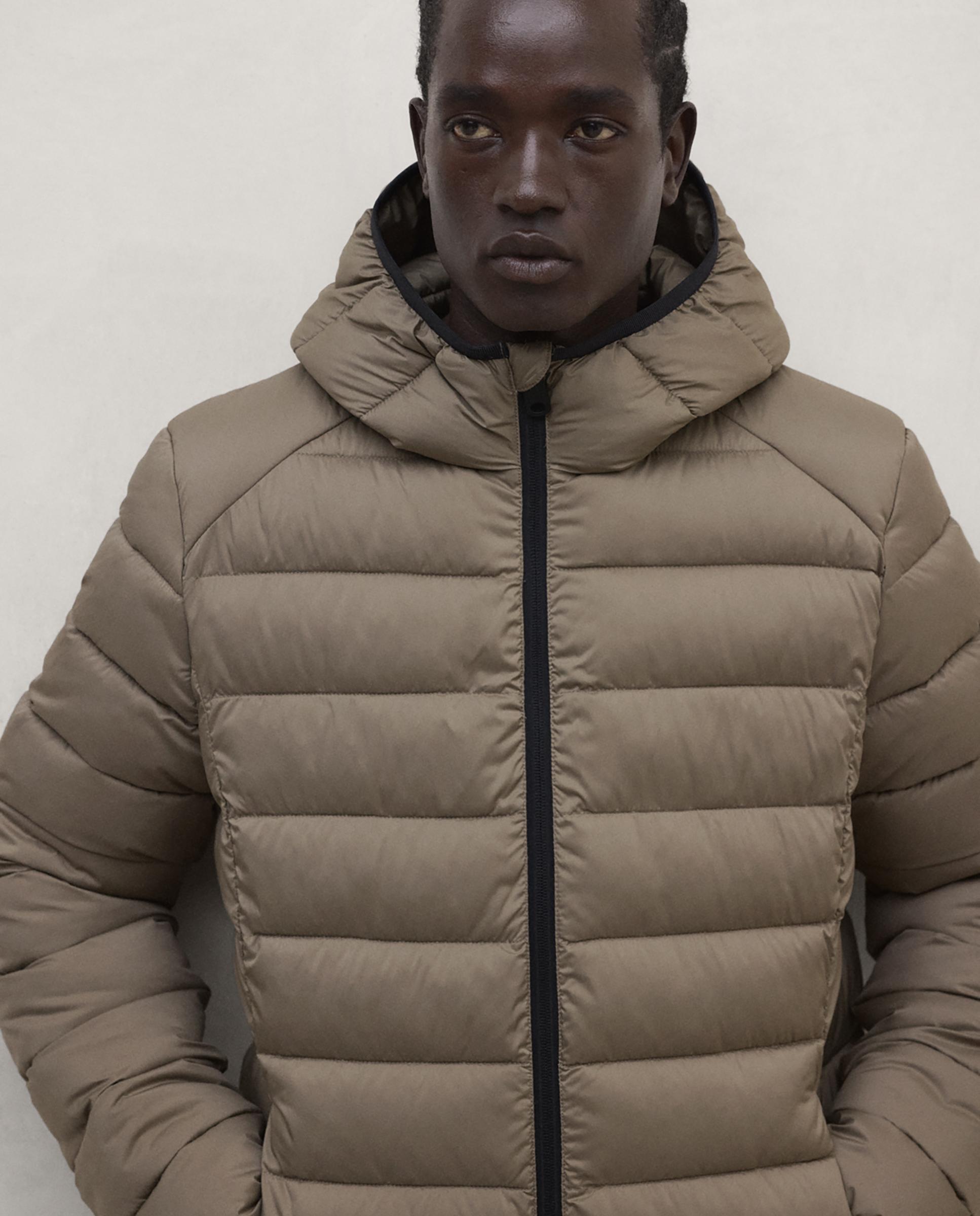 Chaqueta de hombre aspenalf repelente al agua con capucha - Ecoalf - Marrón Marrón-4