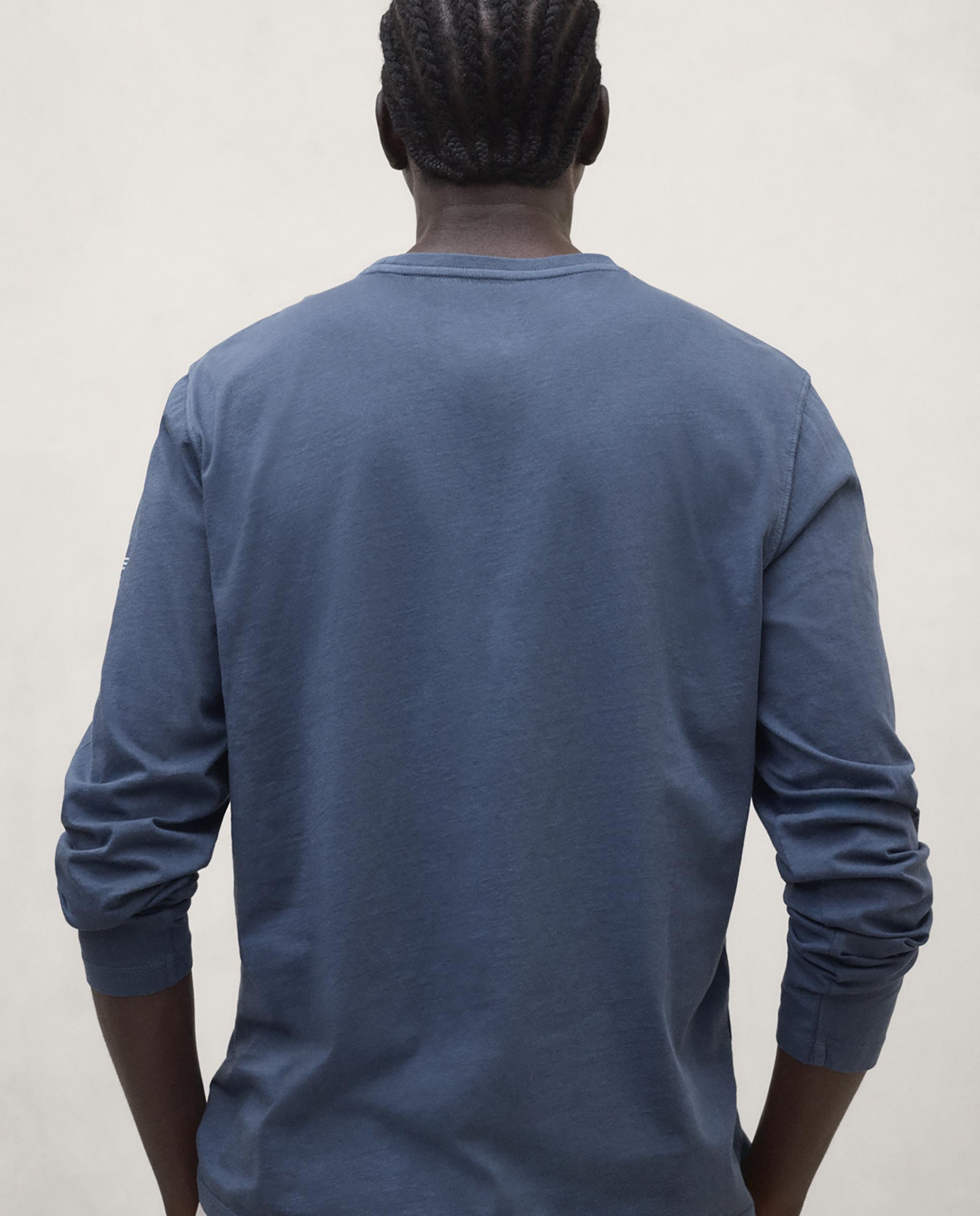 Imagen 2 de Camiseta de hombre laredo de manga larga - Ecoalf - Azul Azul
