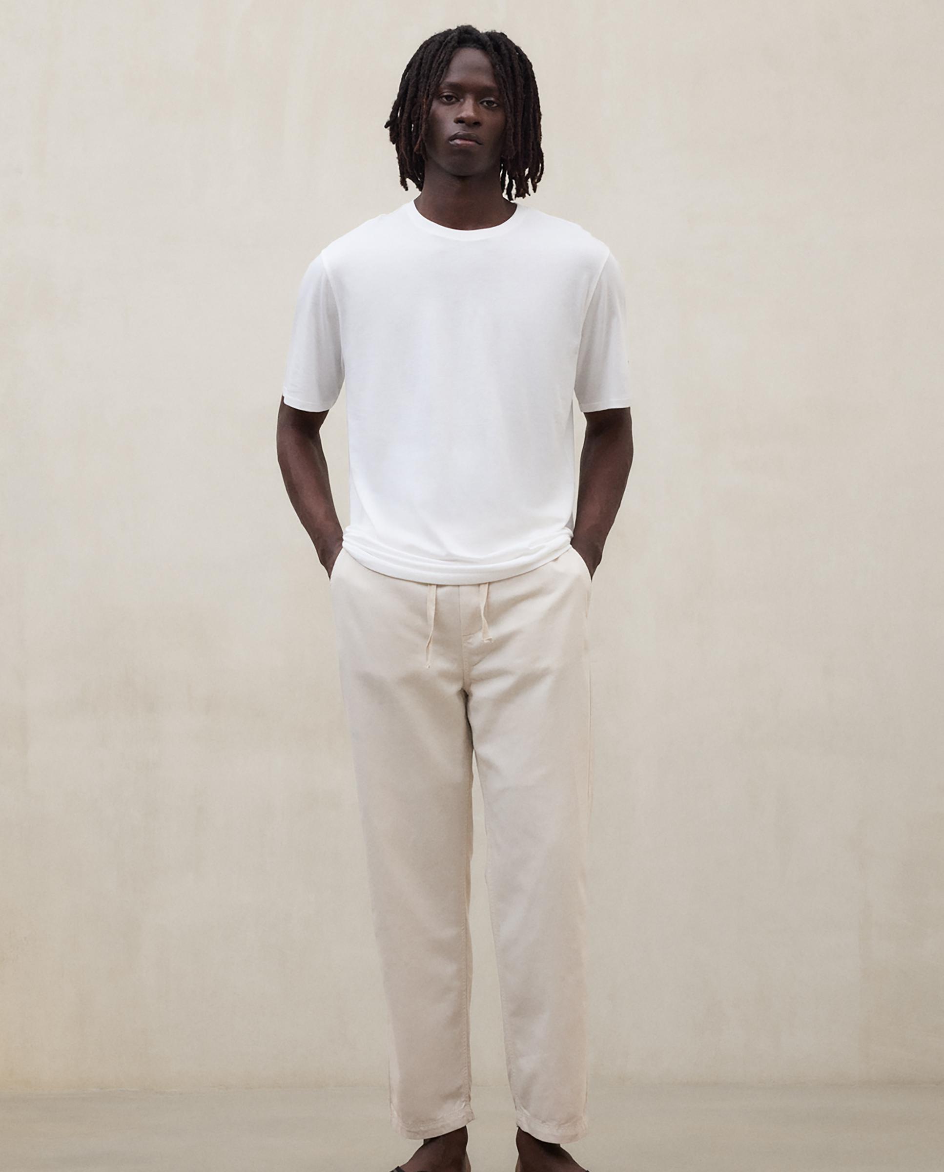 Ecoalf - Pantalón cargo de hombre regular fit con cintura elástica.
