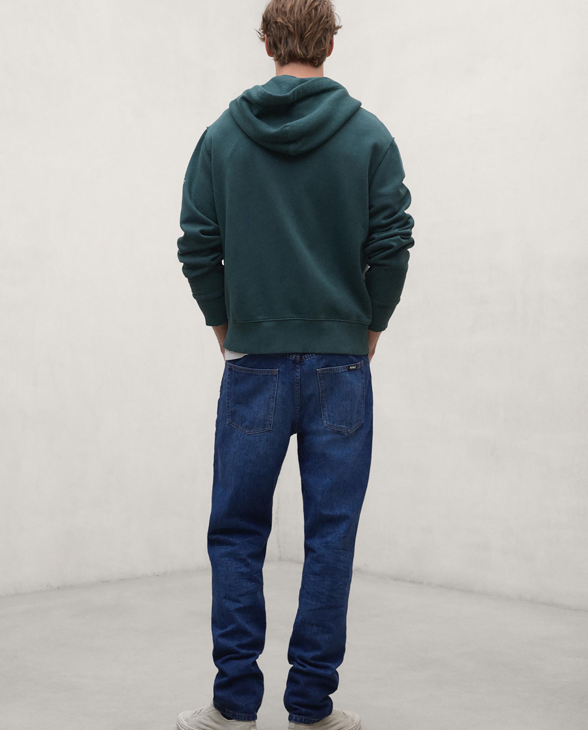 Sudadera de hombre rena con bolsillo canguro - Ecoalf - Verde Verde-2