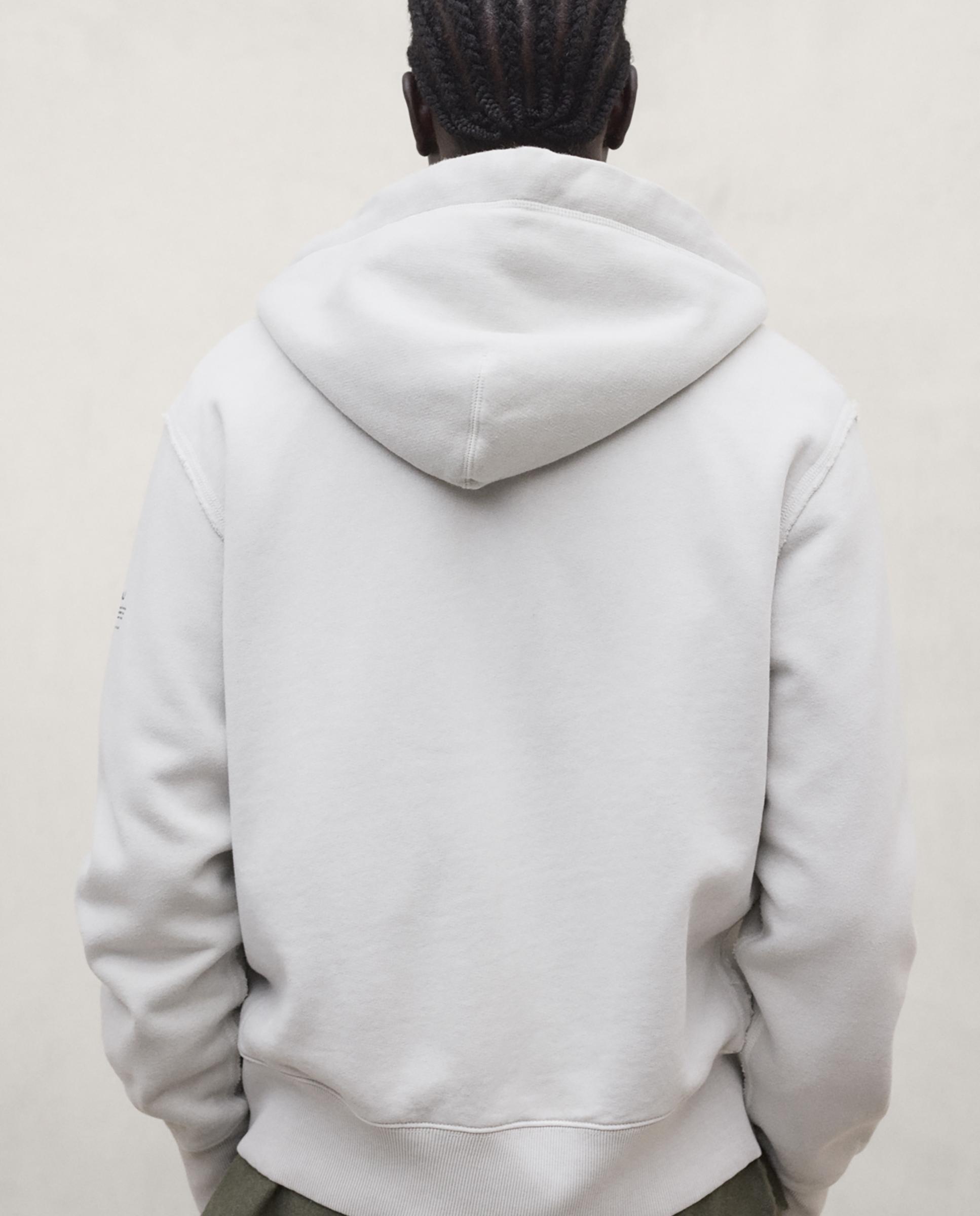 Sudadera de hombre rena con bolsillo canguro - Ecoalf - Gris claro Gris claro-5
