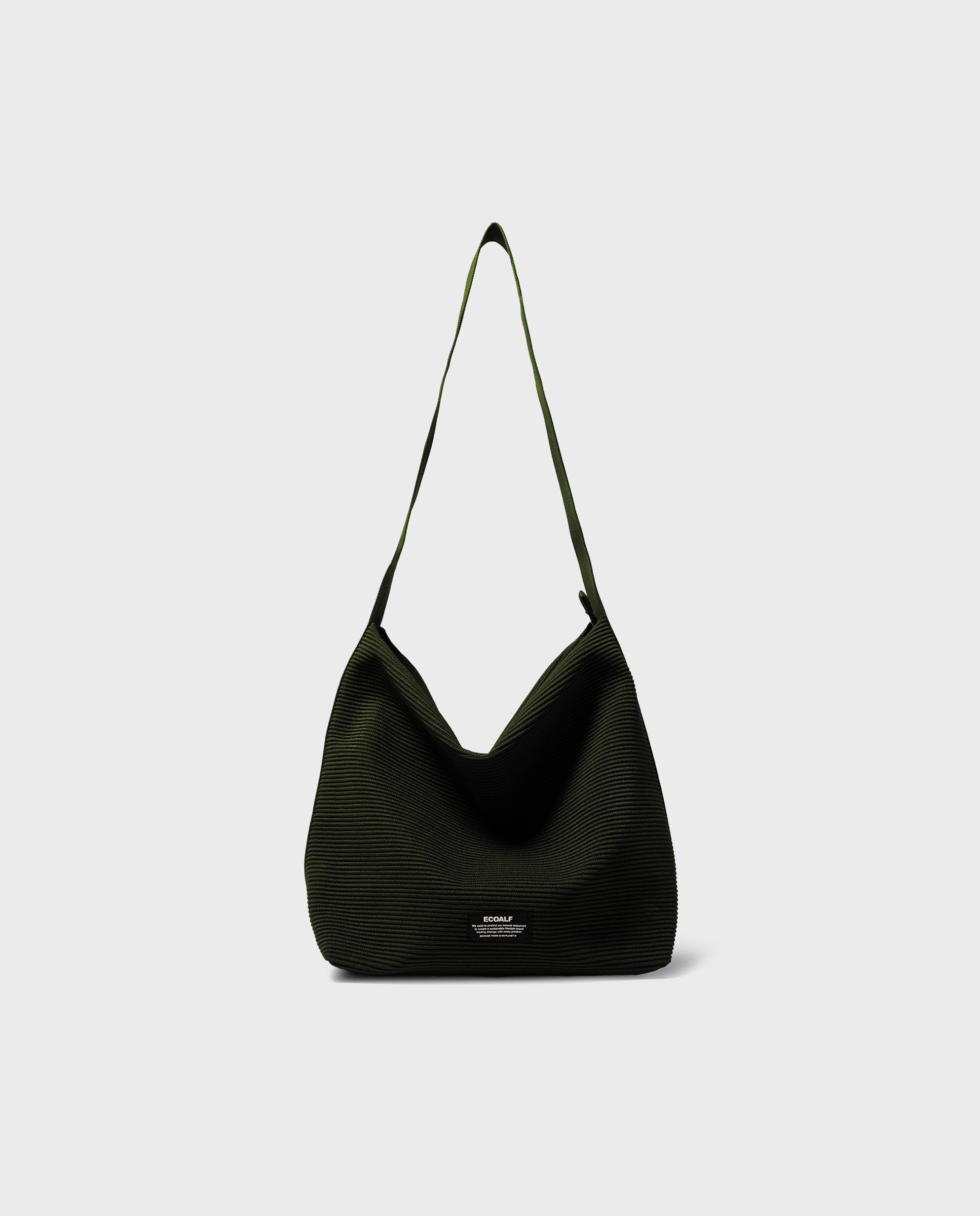 Bandolera tipo buket de mujer tika con asa ajustable - Ecoalf - Marrón Marrón-1