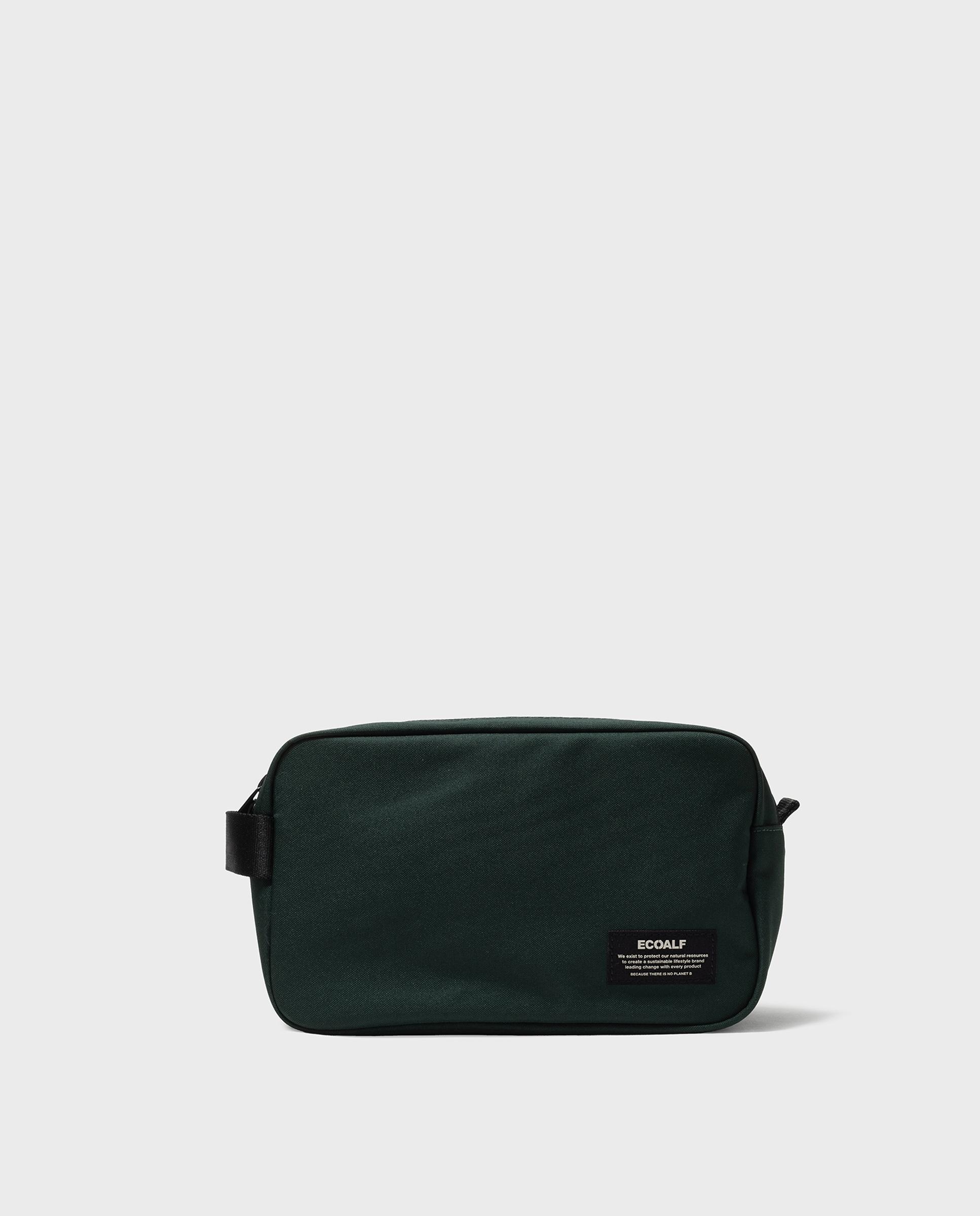 Neceser de hombre sport vanity con cierre de cremallera - Ecoalf - Verde oscuro Verde oscuro-1