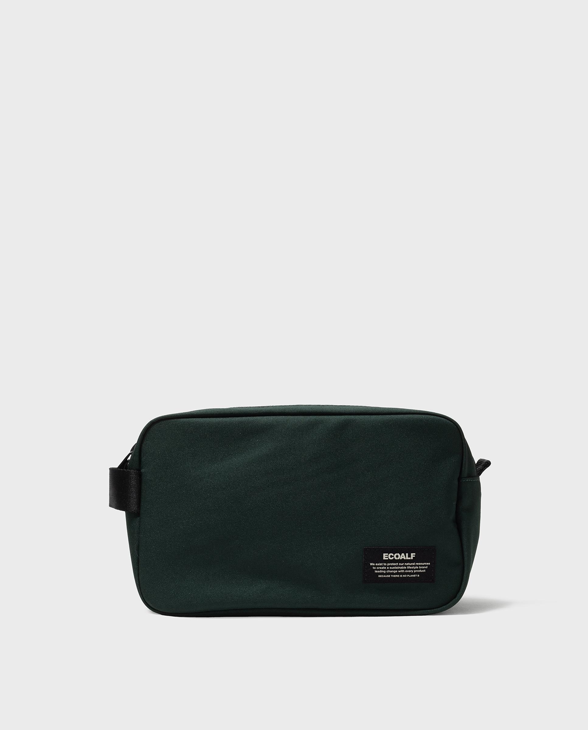 Neceser de hombre sport vanity con cierre de cremallera - Ecoalf - Verde oscuro Verde oscuro-3