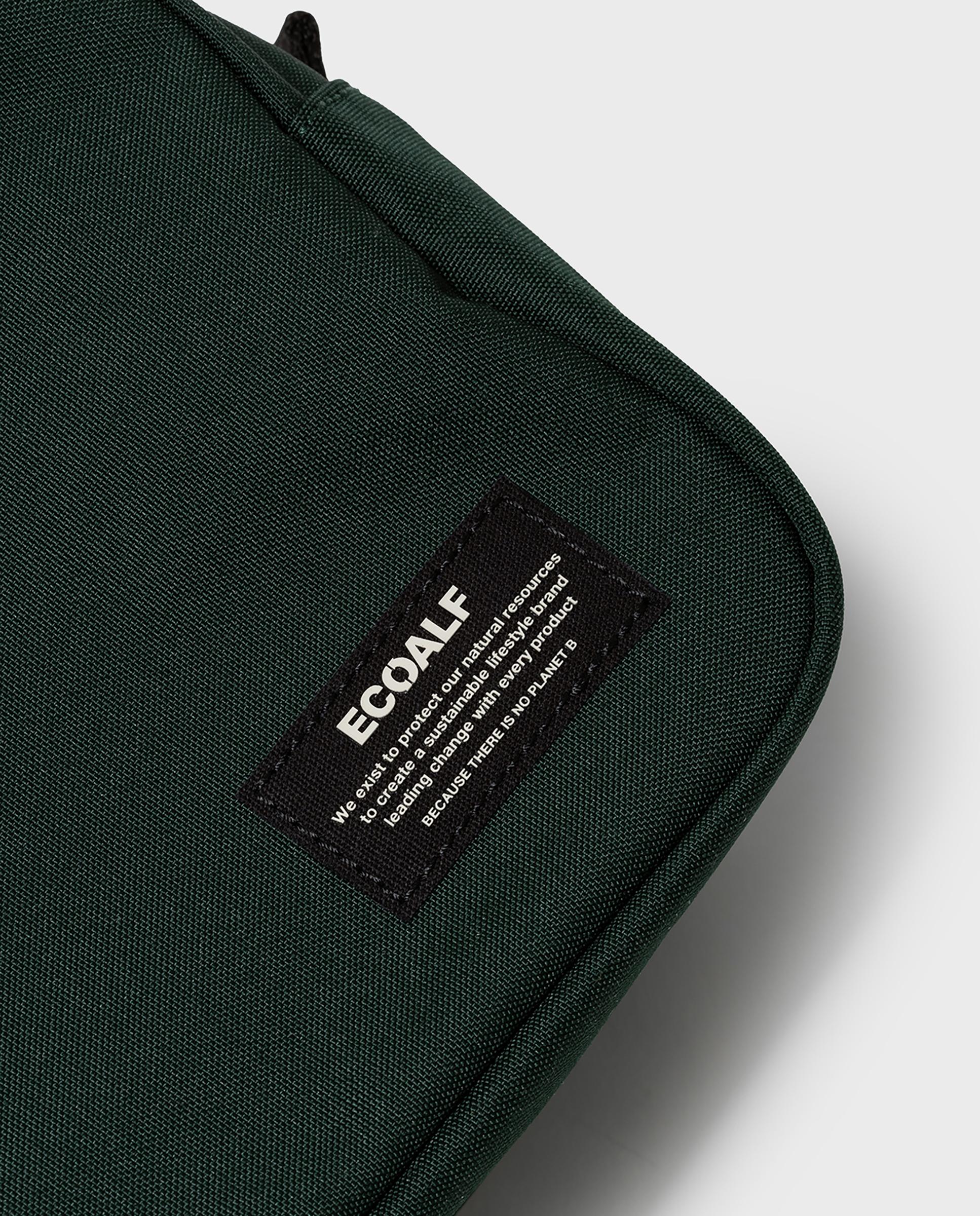 Neceser de hombre sport vanity con cierre de cremallera - Ecoalf - Verde oscuro Verde oscuro-2