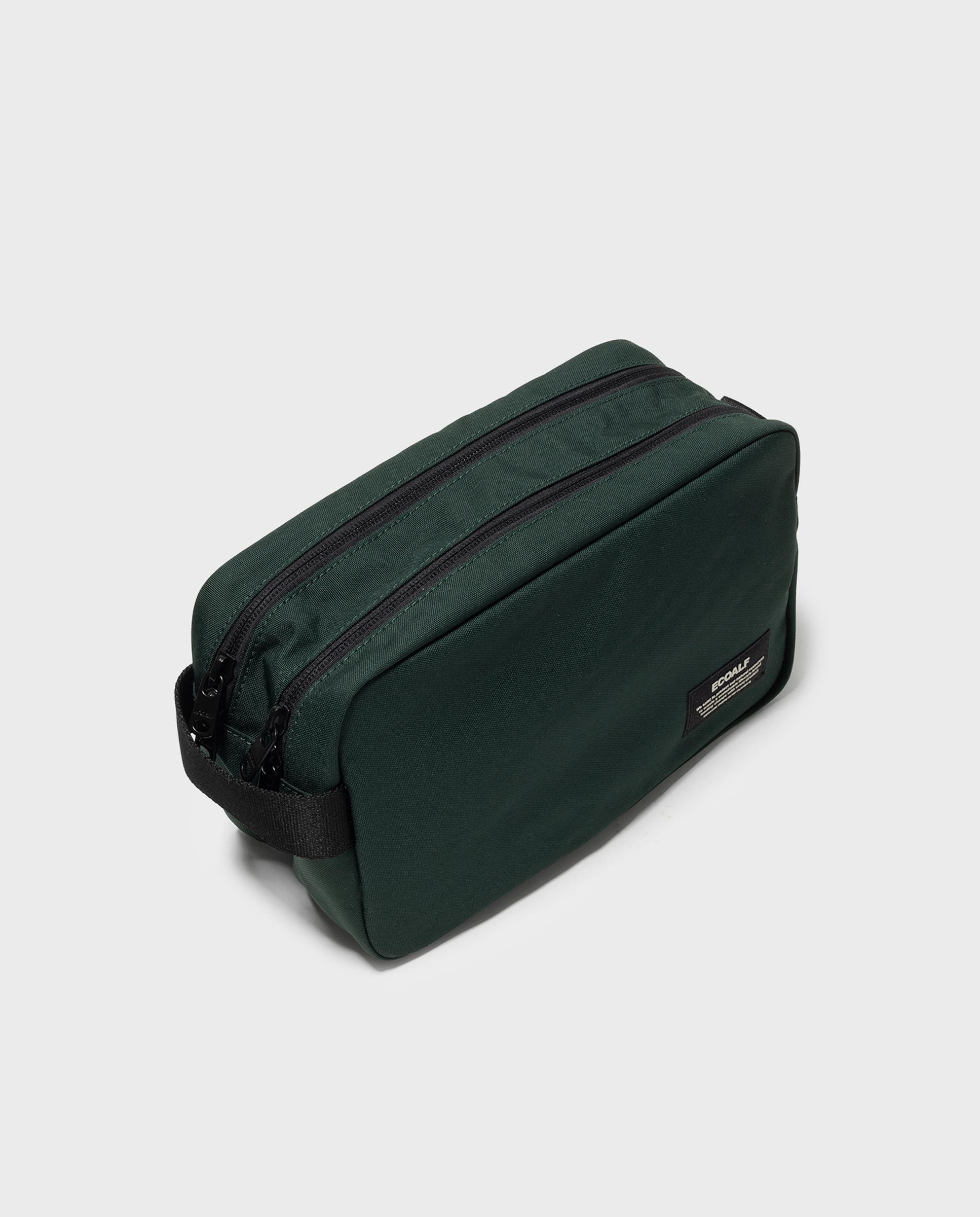 Neceser de hombre sport vanity con cierre de cremallera - Ecoalf - Verde oscuro Verde oscuro-6