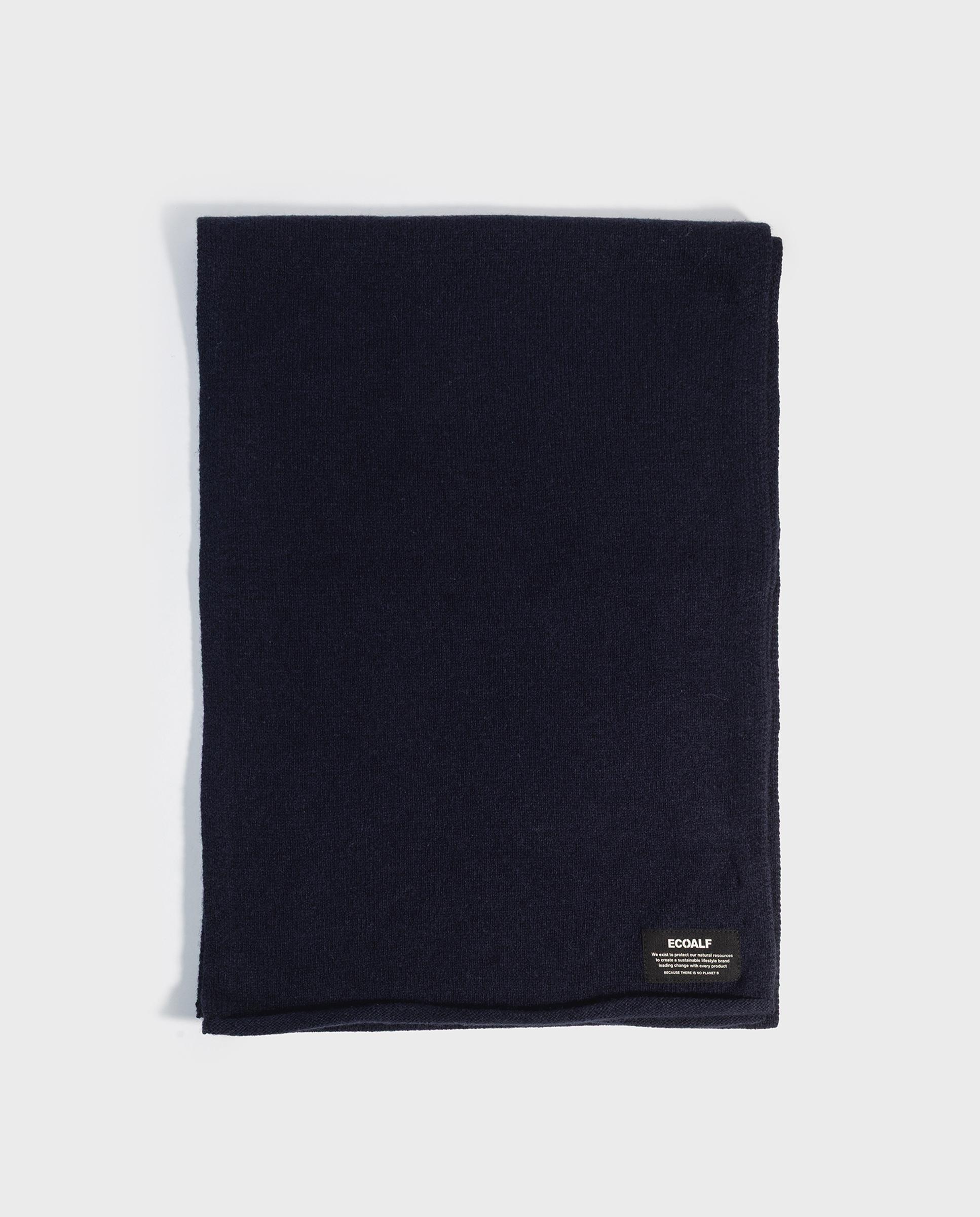 Imagen 1 de Bufanda wool confeccionada en tejido 5gg - Ecoalf - Azul marino Azul marino