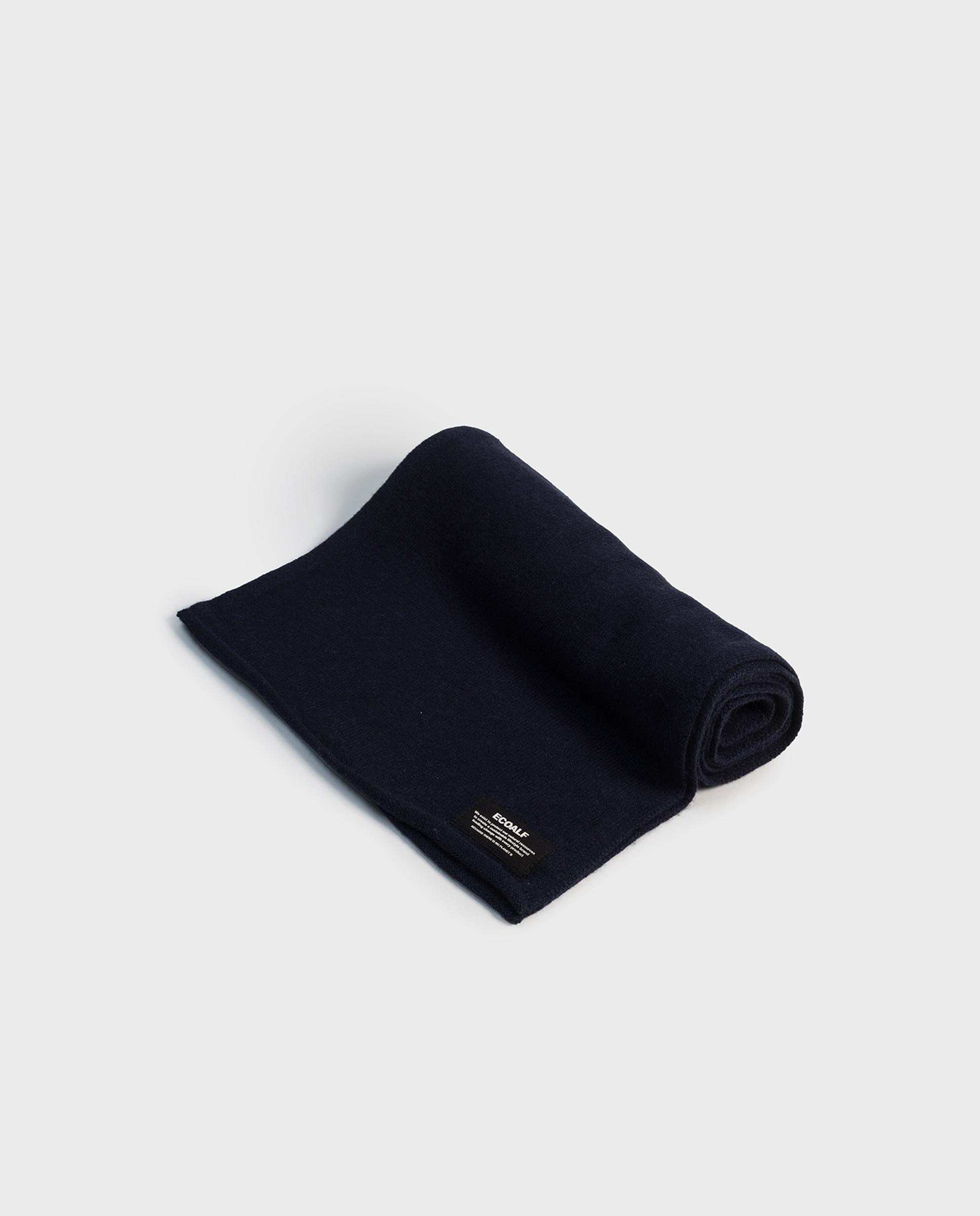 Imagen 3 de Bufanda wool confeccionada en tejido 5gg - Ecoalf - Azul marino Azul marino