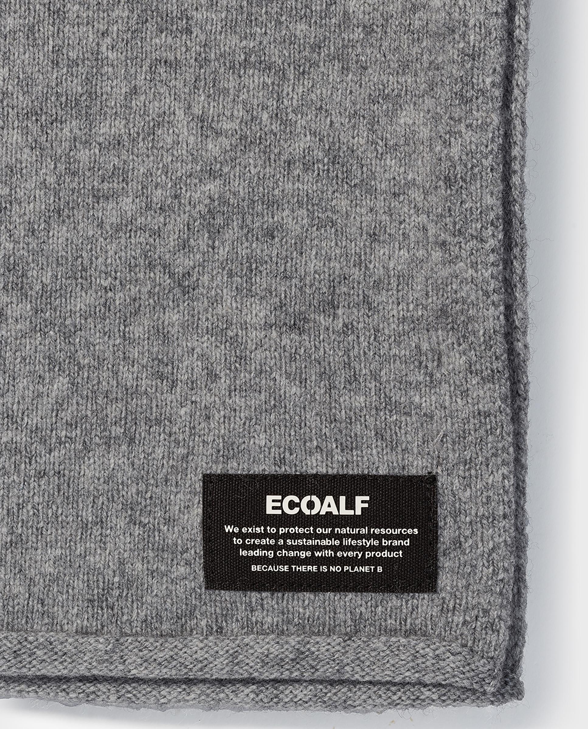 Imagen 2 de Bufanda wool confeccionada en tejido 5gg - Ecoalf - Gris Gris