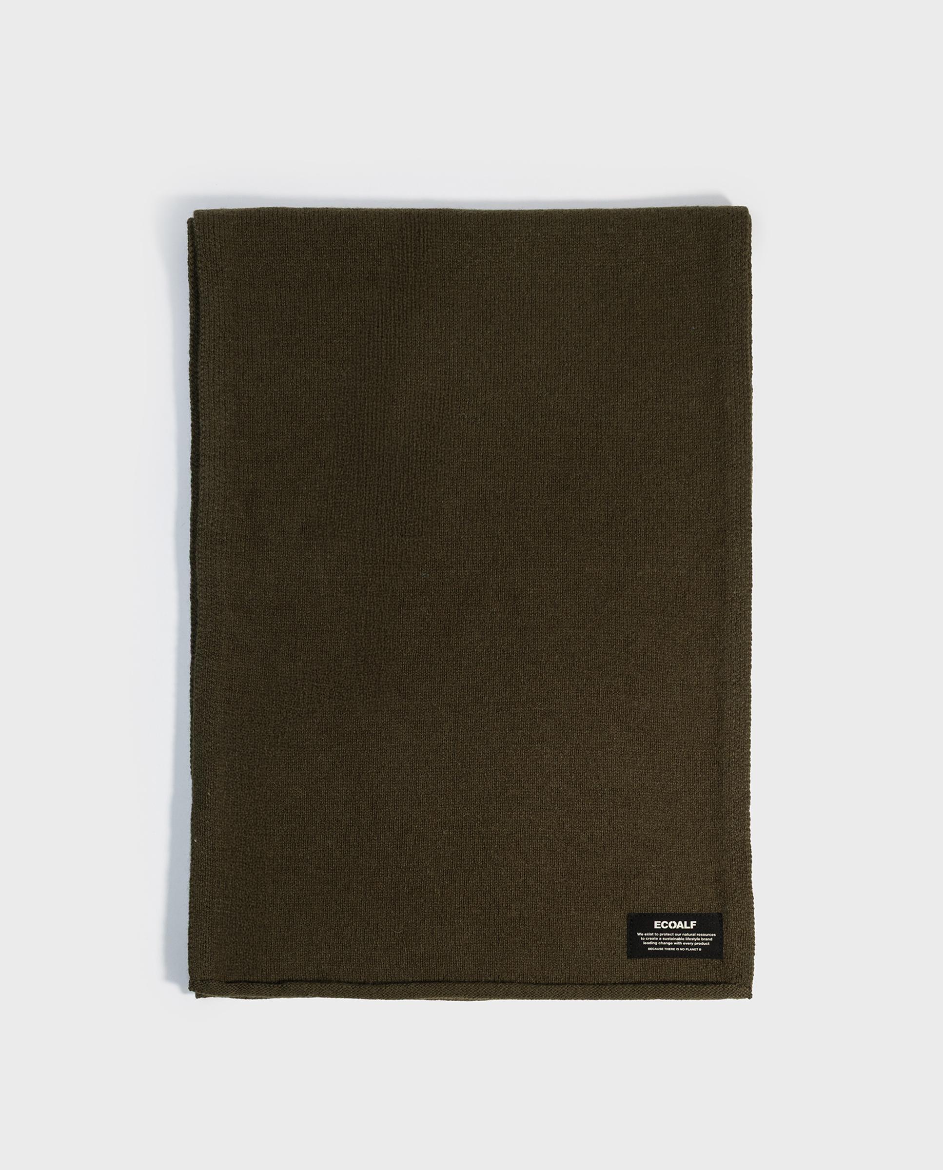 Imagen 1 de Bufanda wool confeccionada en tejido 5gg - Ecoalf - Verde oscuro Verde oscuro
