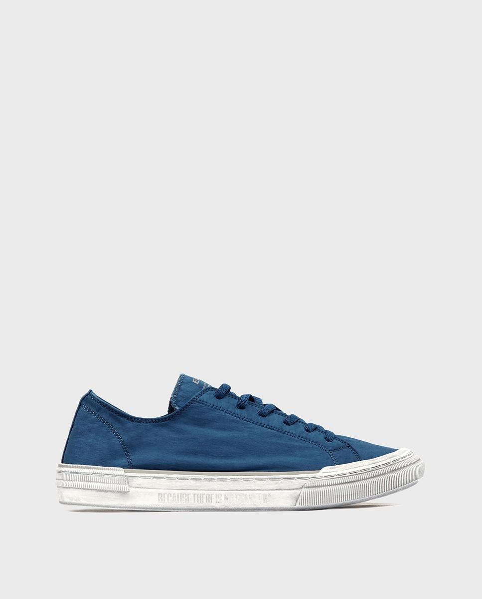 Zapatillas retro de hombre strenk confeccionadas en tejido vegano - Ecoalf - Azul Azul-1