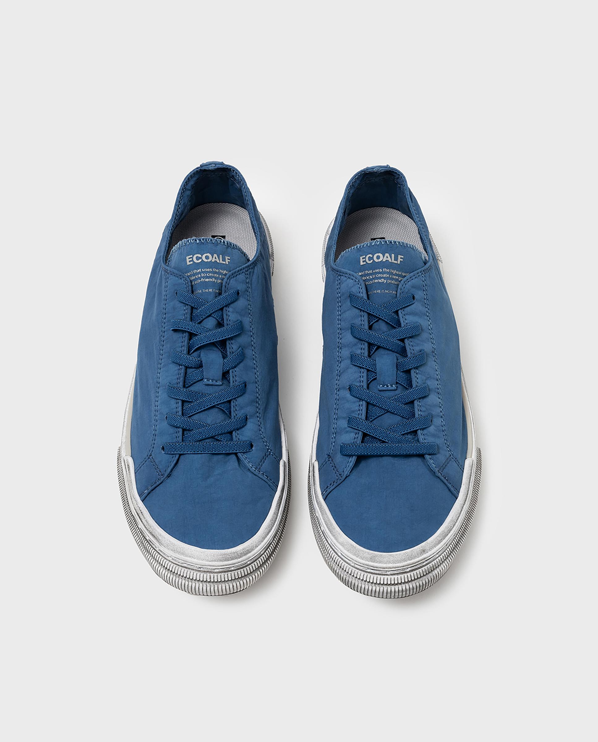 Zapatillas retro de hombre strenk confeccionadas en tejido vegano - Ecoalf - Azul Azul-3
