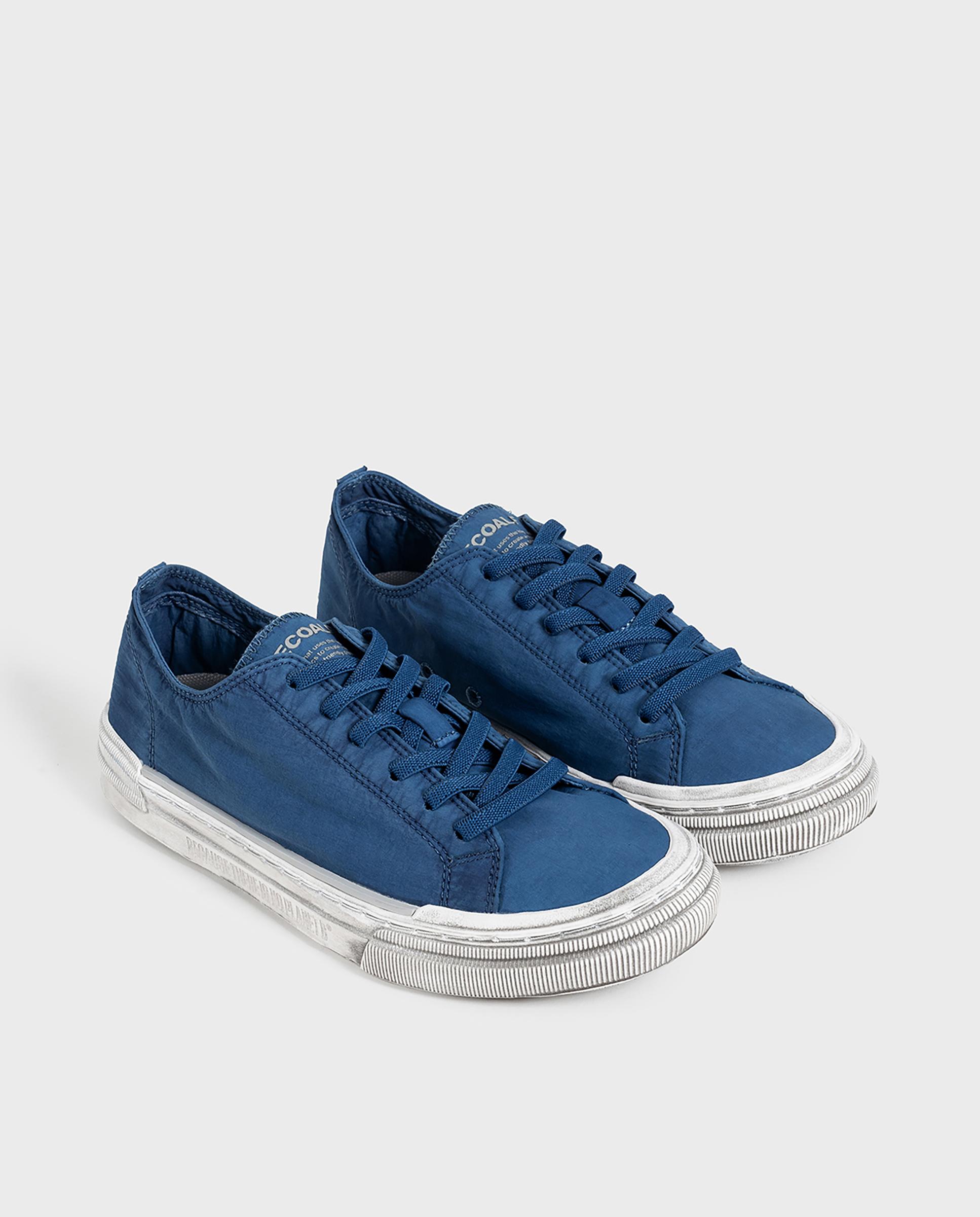 Zapatillas retro de hombre strenk confeccionadas en tejido vegano - Ecoalf - Azul Azul-2