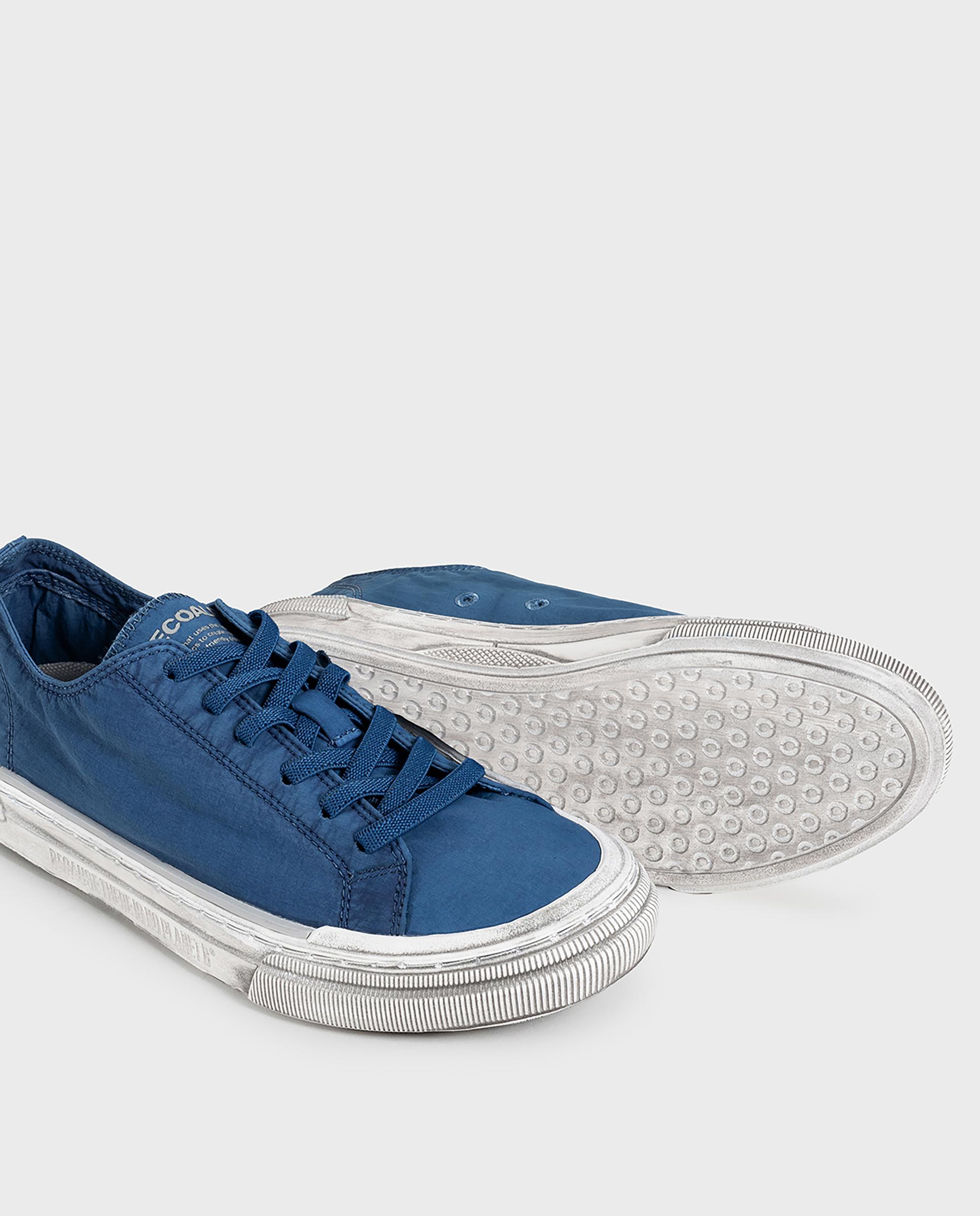 Zapatillas retro de hombre strenk confeccionadas en tejido vegano - Ecoalf - Azul Azul-5