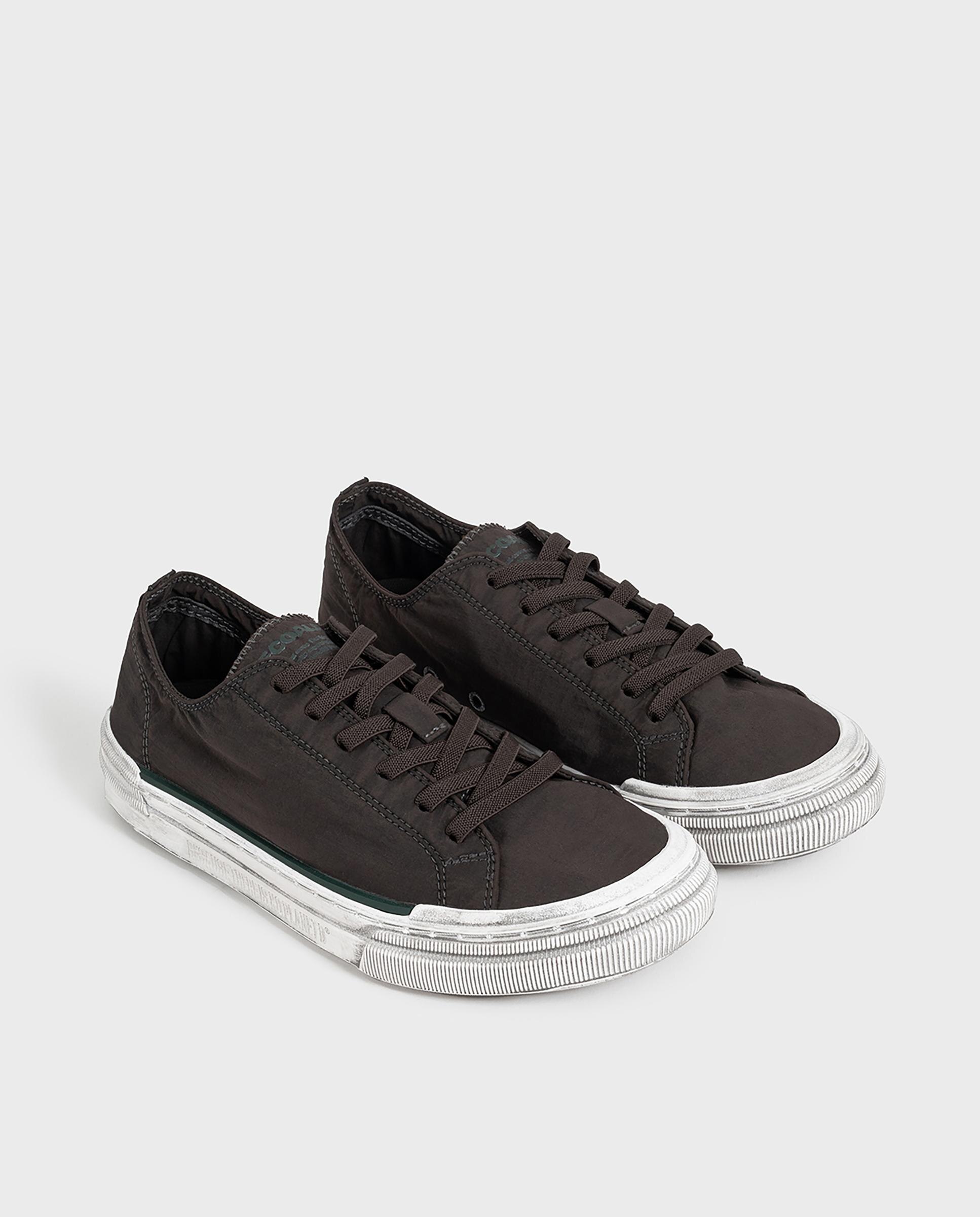 Zapatillas retro de hombre strenk confeccionadas en tejido vegano - Ecoalf - Marrón Marrón-2