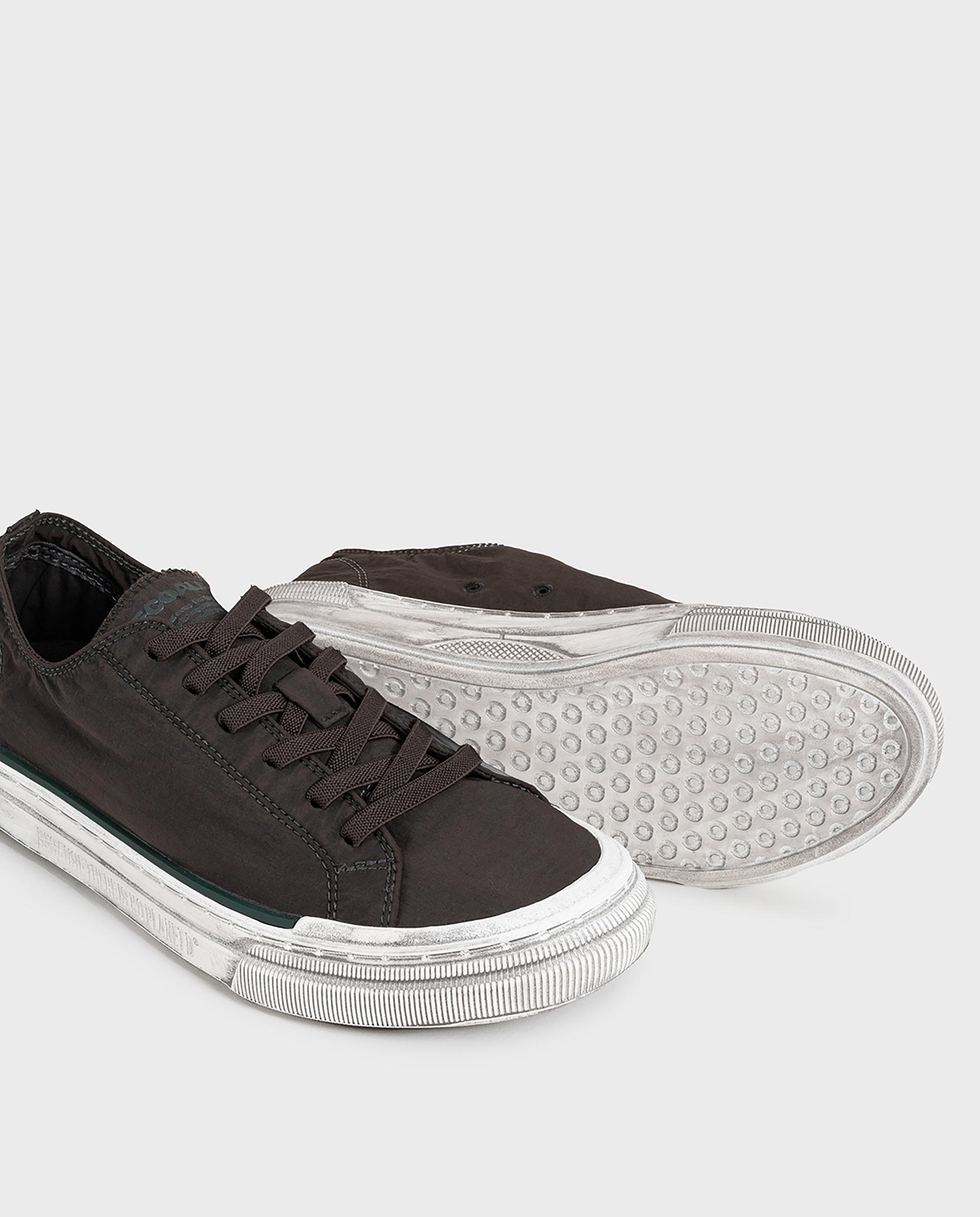 Zapatillas retro de hombre strenk confeccionadas en tejido vegano - Ecoalf - Marrón Marrón-5