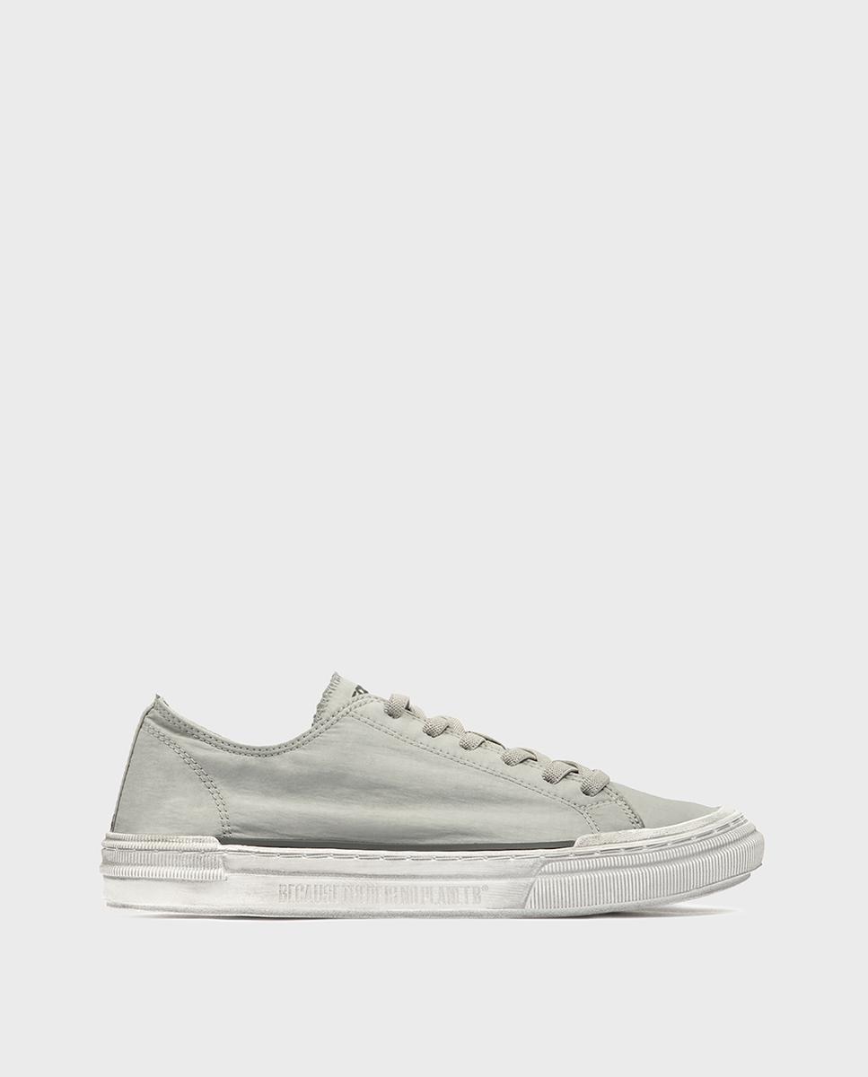 Imagen 0 de Zapatillas retro de hombre strenk confeccionadas en tejido vegano Gris claro