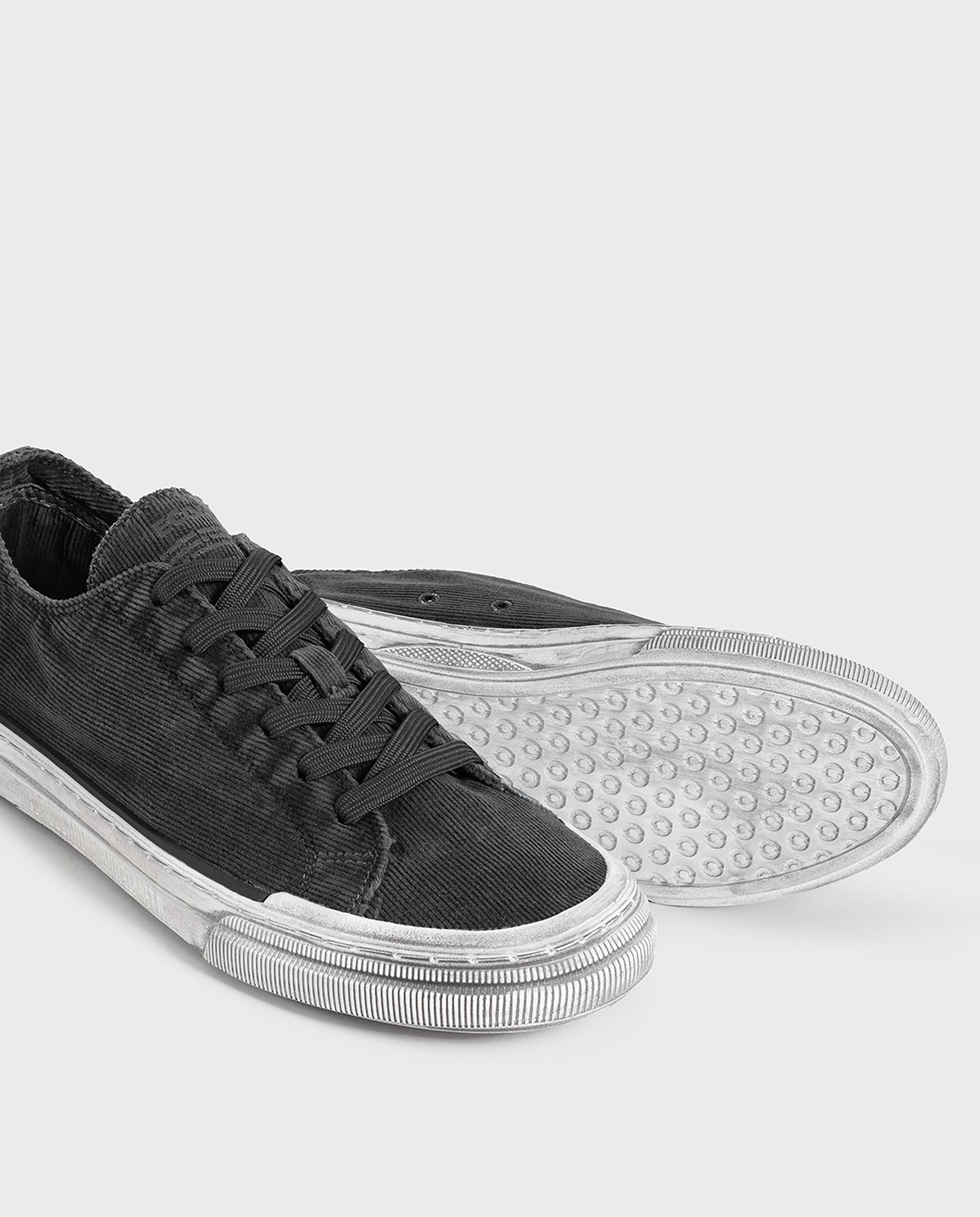 Deportivo casco cordones textil pg strenk sneaker man corduroy - Ecoalf - Gris oscuro Gris oscuro-2