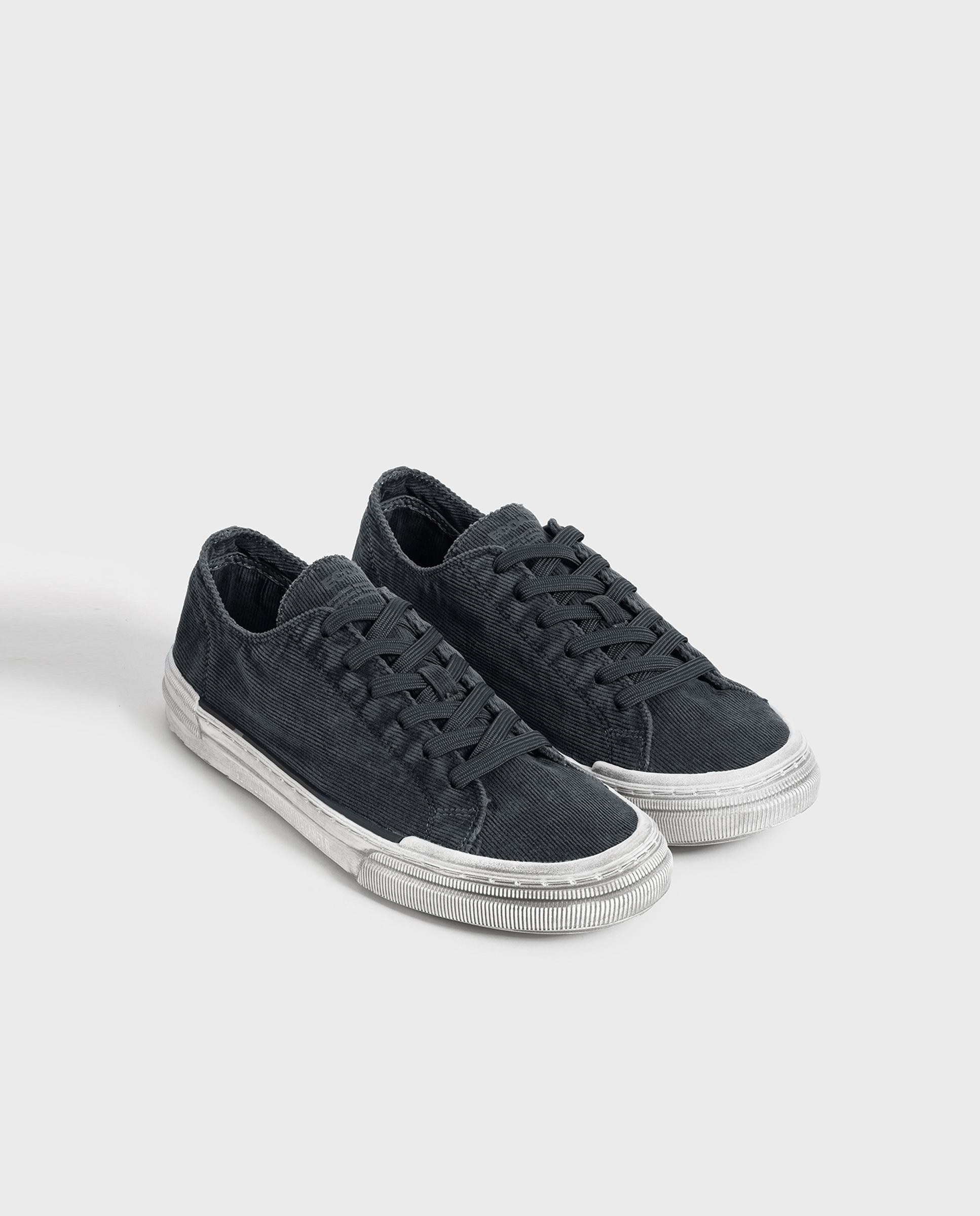 Deportivo casco cordones textil pg strenk sneaker man corduroy - Ecoalf - Gris oscuro Gris oscuro-5