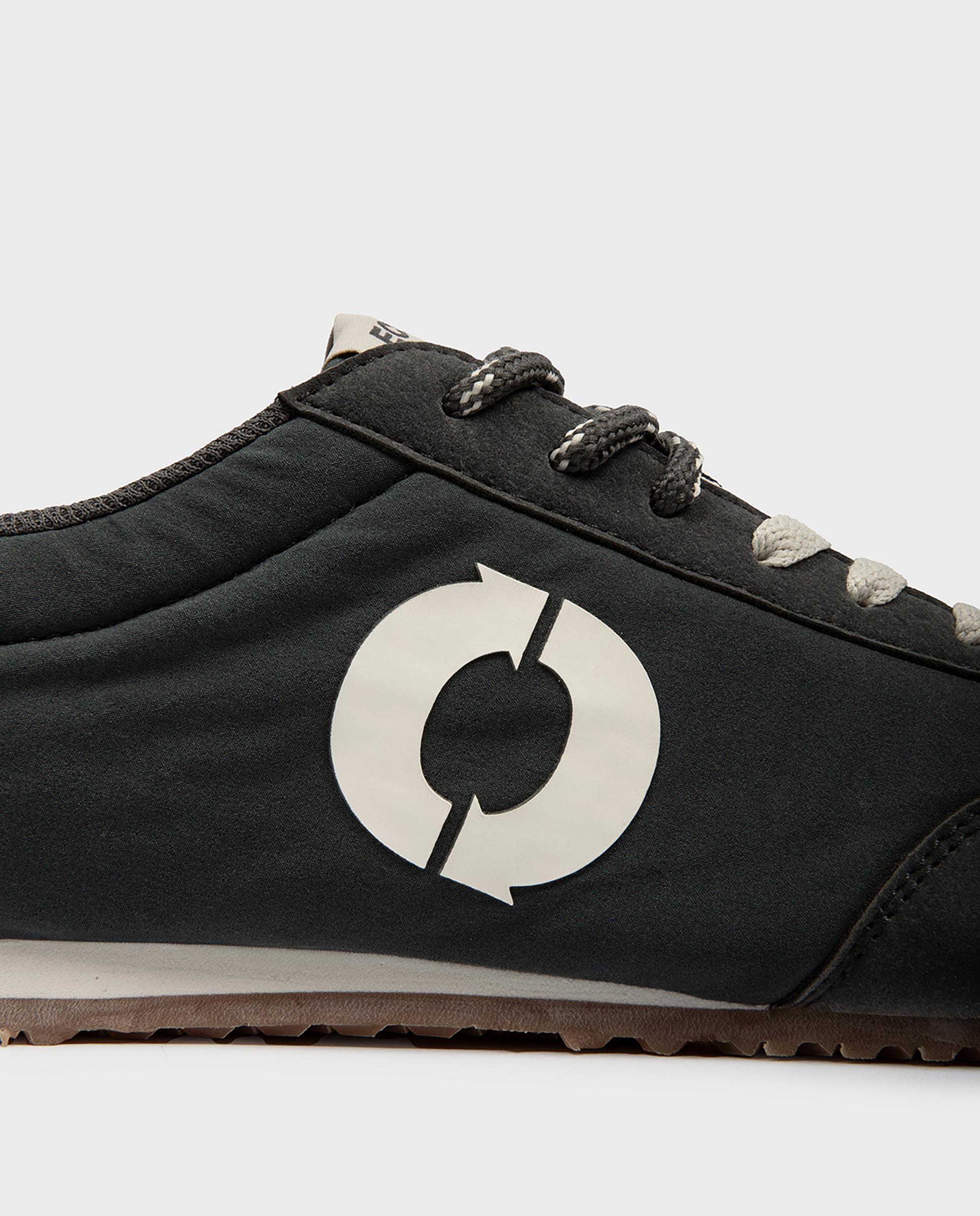 Zapatillas retro de hombre orleans confeccionadas en tejido vegano - Ecoalf - Gris Gris-3