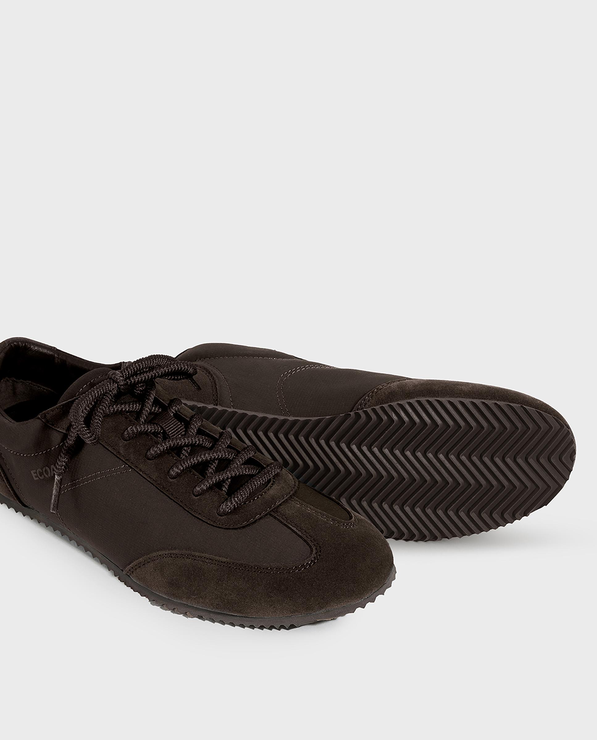 Deportivo, cordones, textil,pg,dallas sneaker woman - Ecoalf - Marrón oscuro Marrón oscuro-4