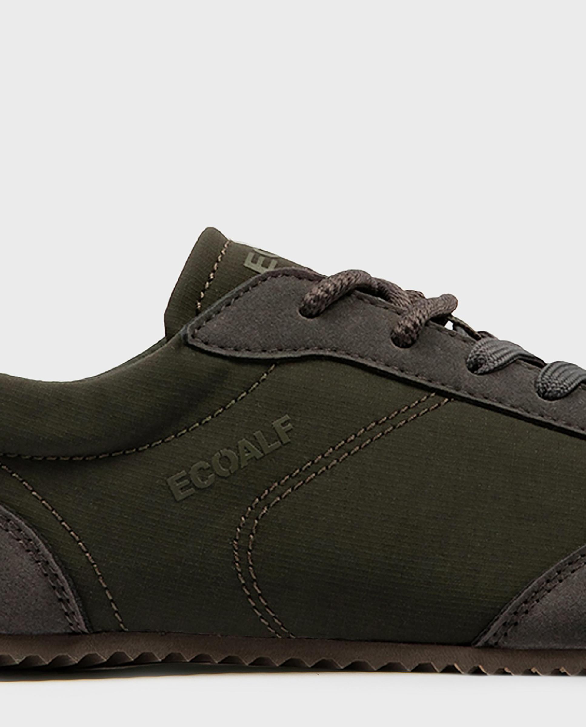 Deportivo, cordones, textil,pg,dallas sneaker woman - Ecoalf - Verde oscuro Verde oscuro-3