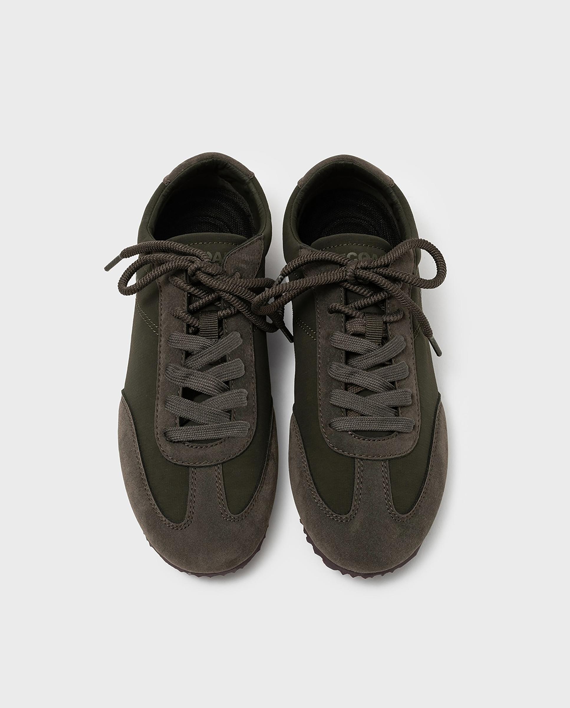 Deportivo, cordones, textil,pg,dallas sneaker woman - Ecoalf - Verde oscuro Verde oscuro-4