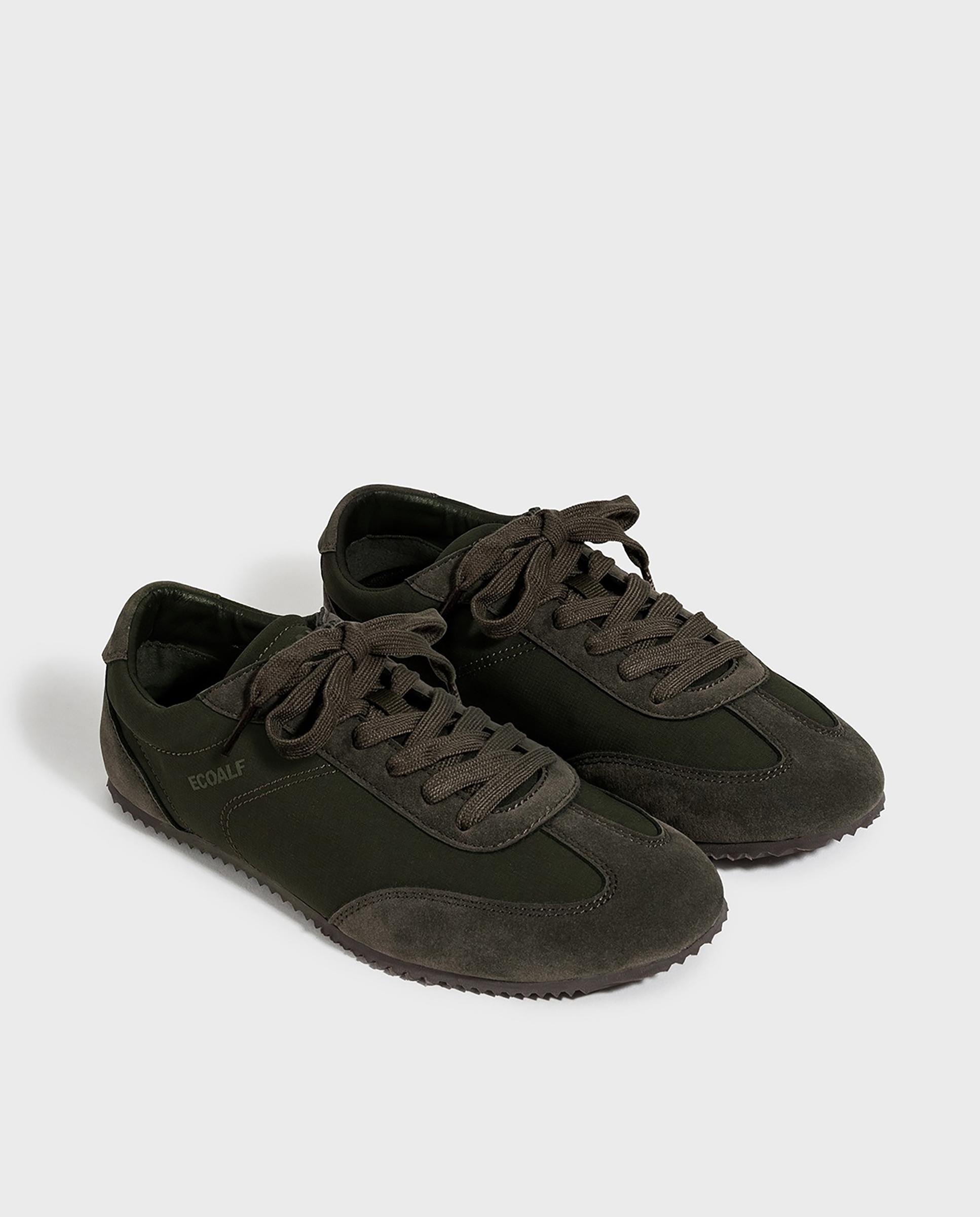 Deportivo, cordones, textil,pg,dallas sneaker woman - Ecoalf - Verde oscuro Verde oscuro-5