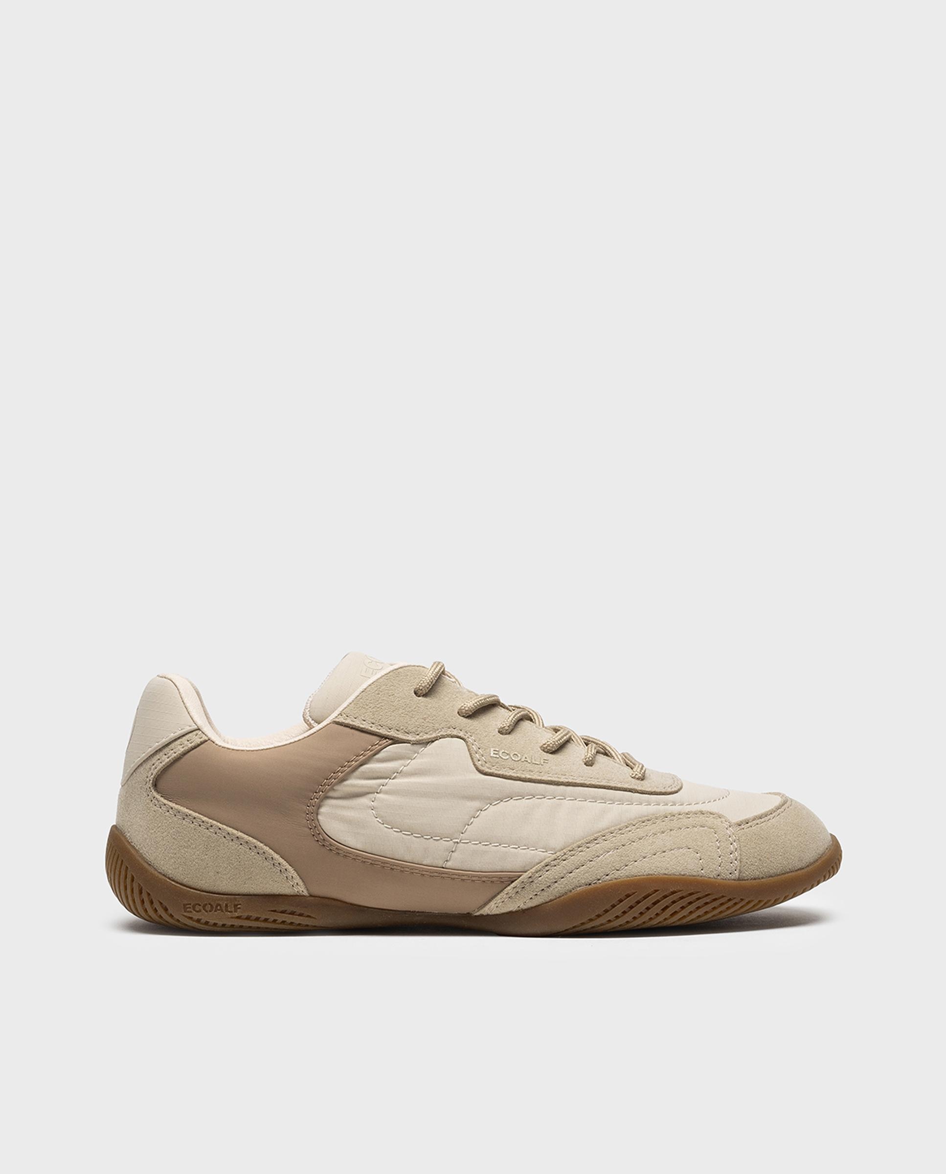 Zapatillas deportivas de mujer austin fabricadas en material reciclado - Ecoalf - Beige Beige-1