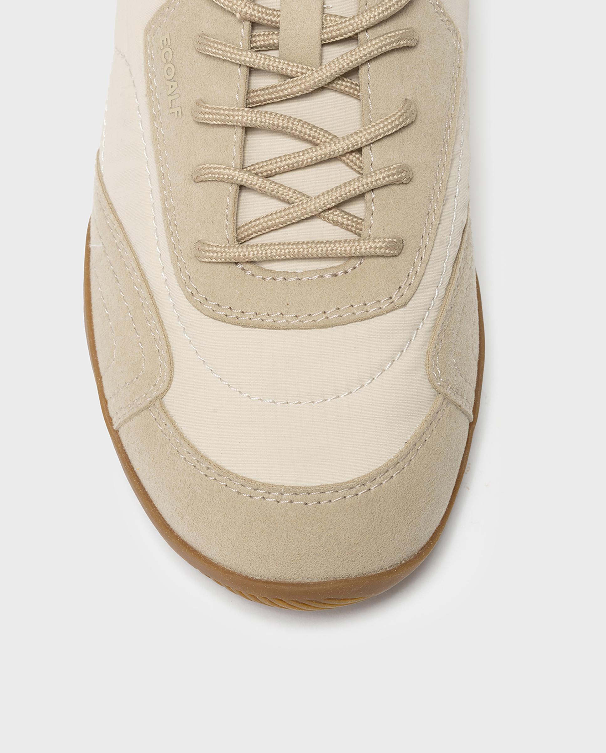 Zapatillas deportivas de mujer austin fabricadas en material reciclado - Ecoalf - Beige Beige-4