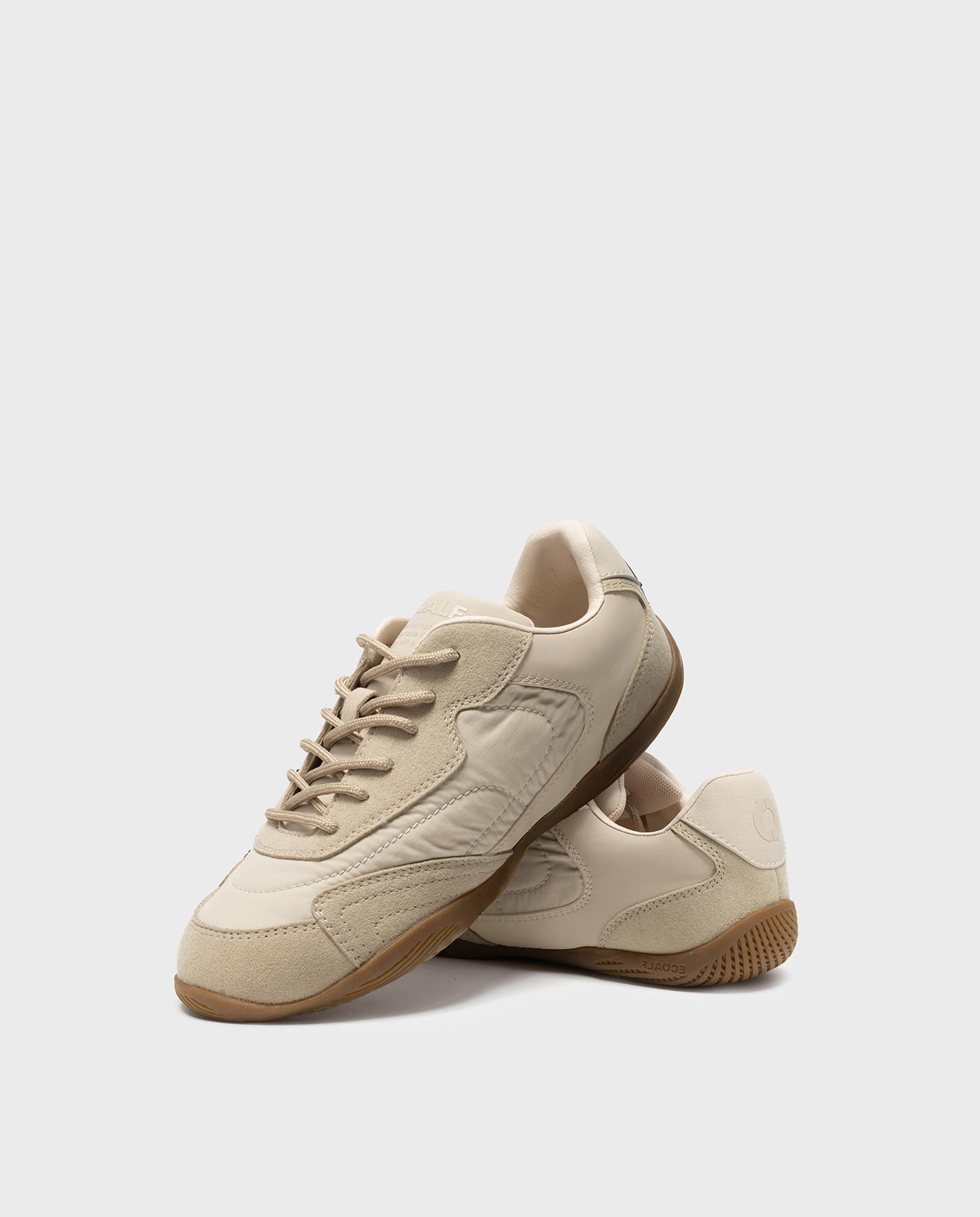 Zapatillas deportivas de mujer austin fabricadas en material reciclado - Ecoalf - Beige Beige-7