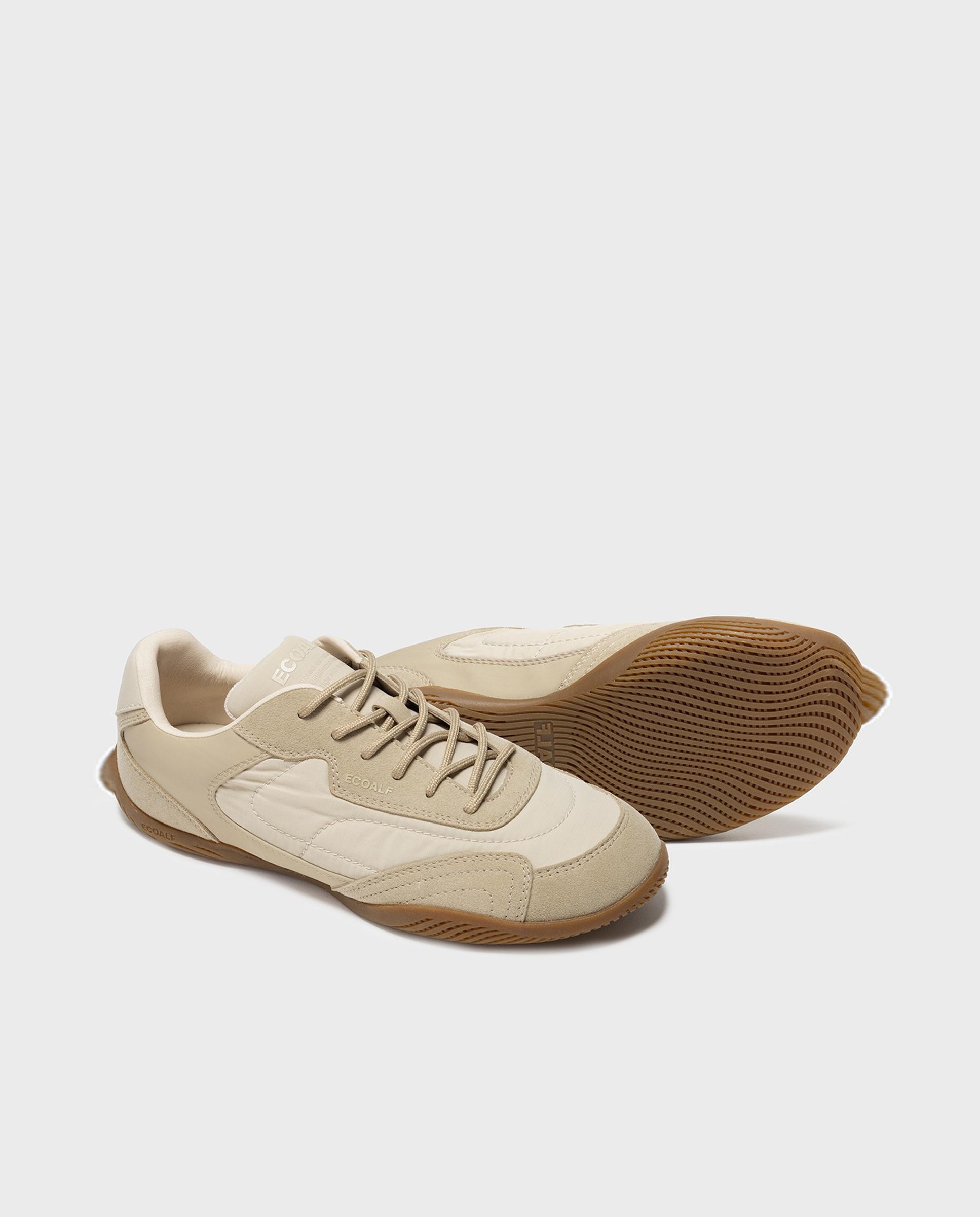 Zapatillas deportivas de mujer austin fabricadas en material reciclado - Ecoalf - Beige Beige-8