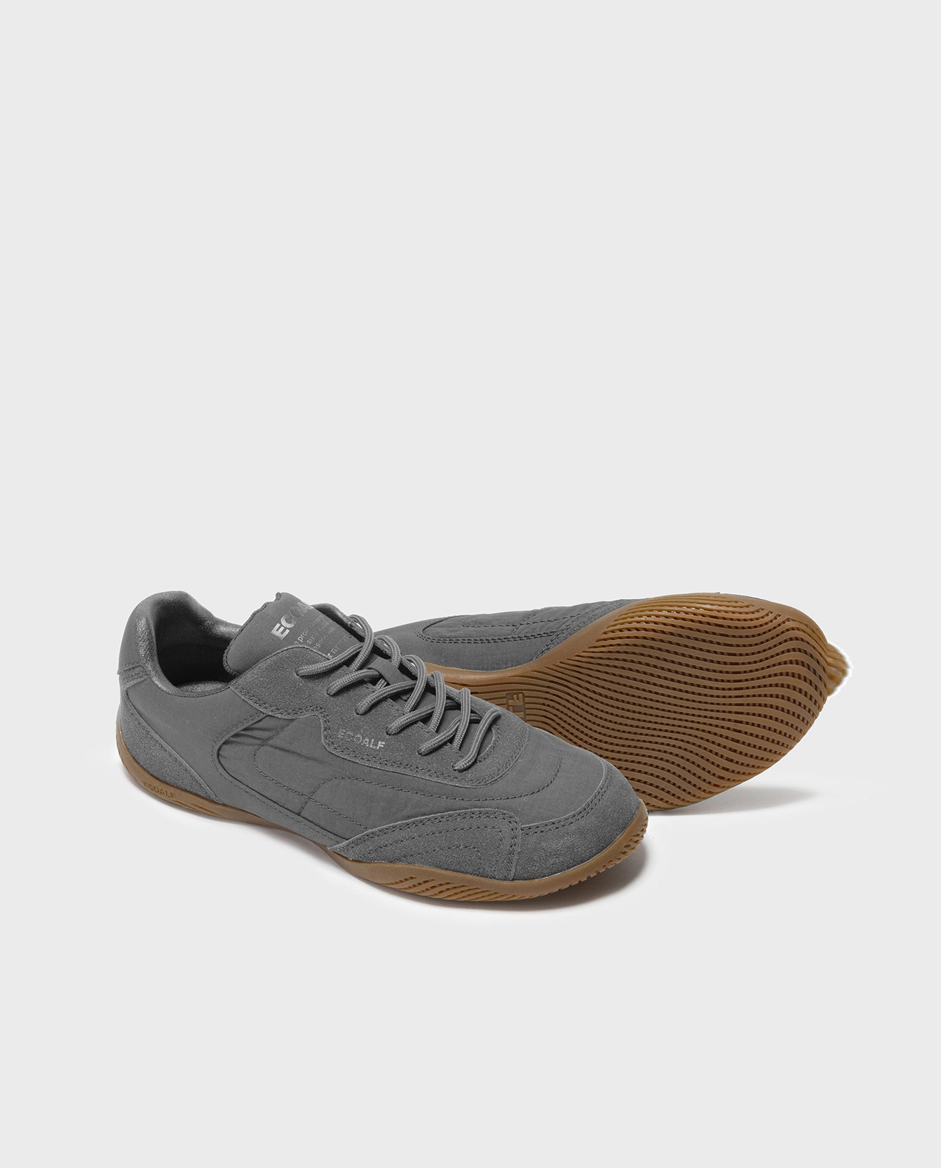 Zapatillas deportivas de mujer austin fabricadas en material reciclado - Ecoalf - Gris oscuro Gris oscuro-4
