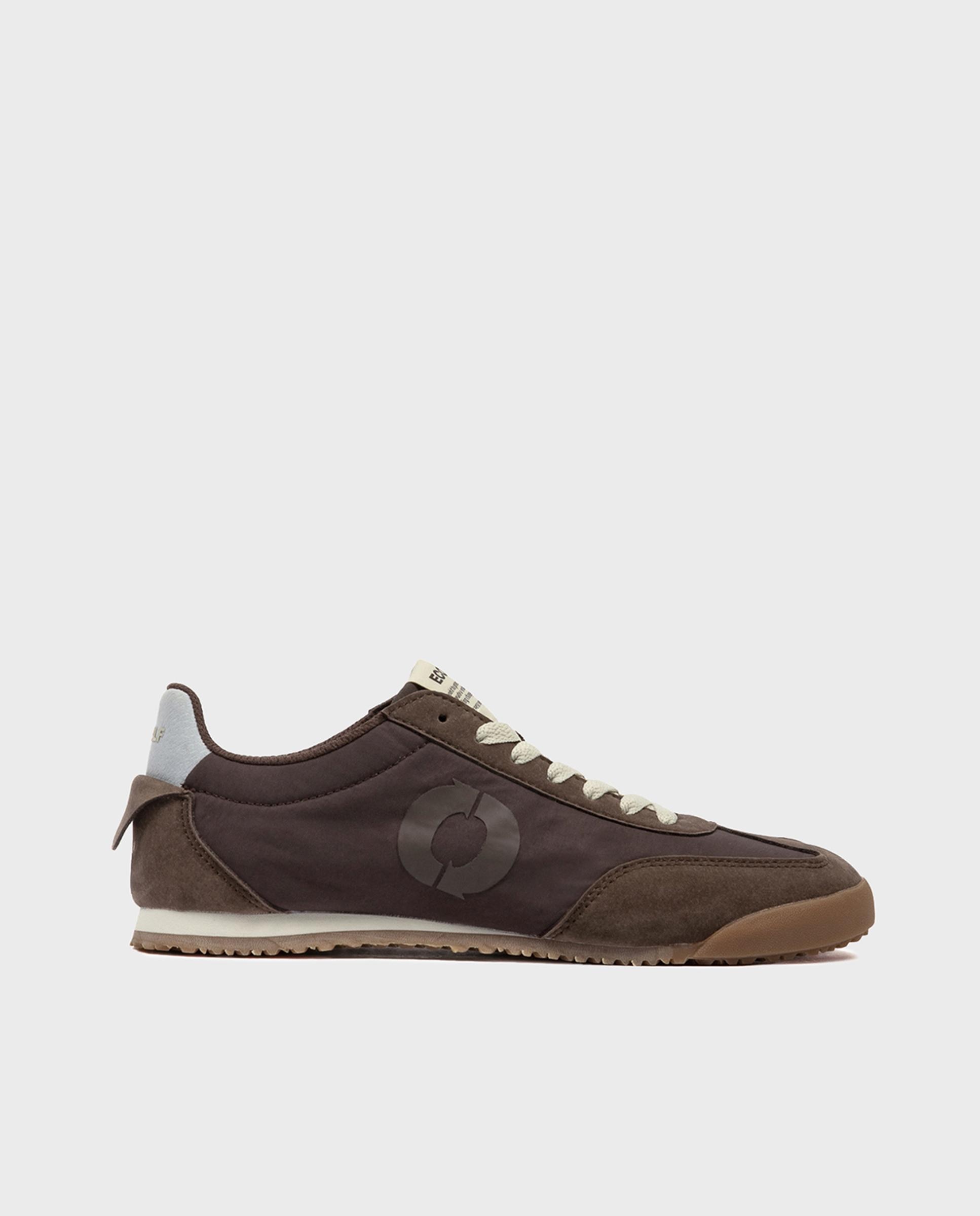 Zapatillas retro de mujer orleans confeccionadas en tejido vegano - Ecoalf - Marrón Marrón-1