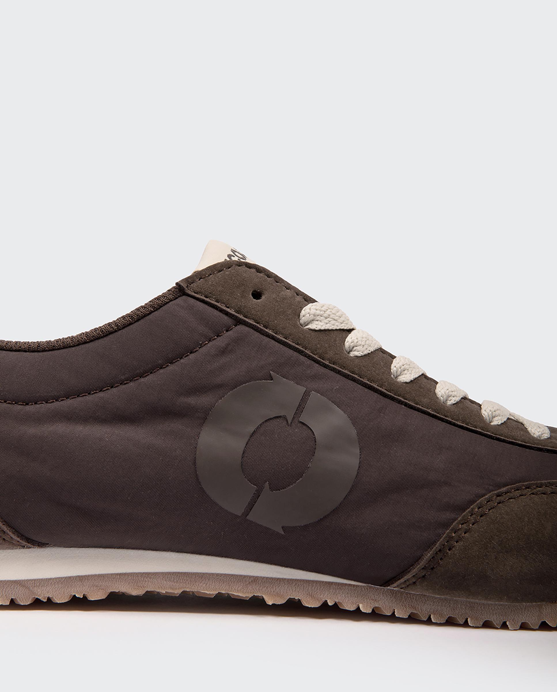 Zapatillas retro de mujer orleans confeccionadas en tejido vegano - Ecoalf - Marrón Marrón-3