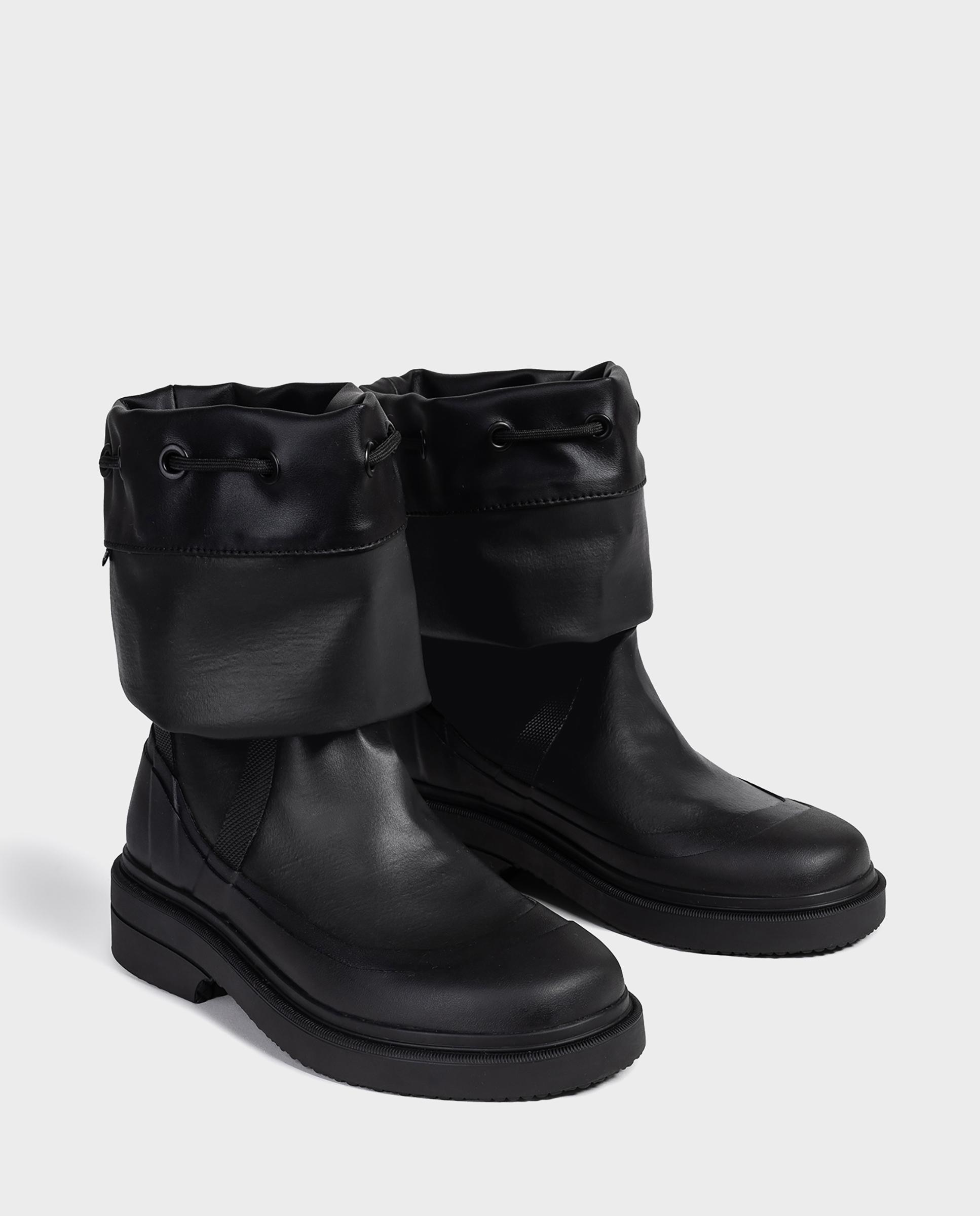 Botas de agua de mujer ana maria rainboot sin costuras - Ecoalf - Negro Negro-4