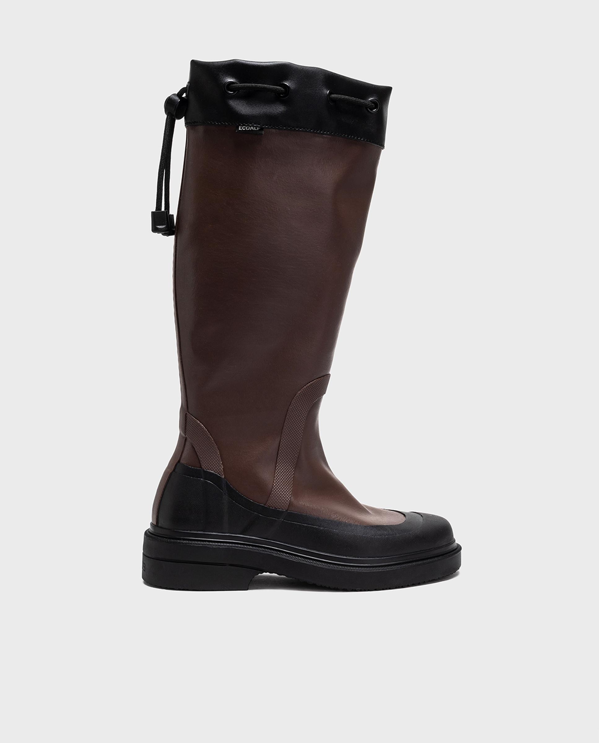 Botas de agua de mujer ana maria rainboot sin costuras - Ecoalf - Marrón Marrón-1