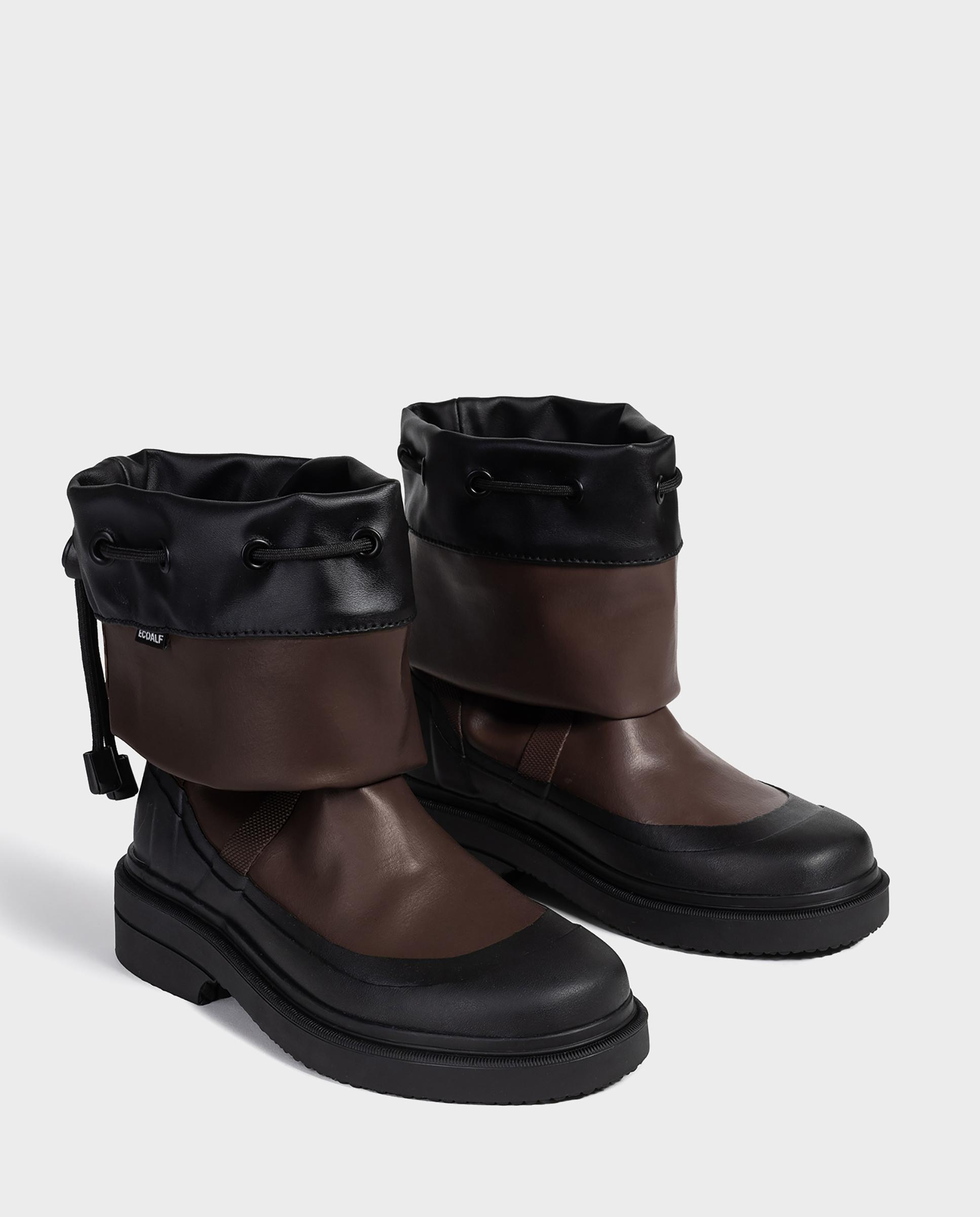 Botas de agua de mujer ana maria rainboot sin costuras - Ecoalf - Marrón Marrón-3