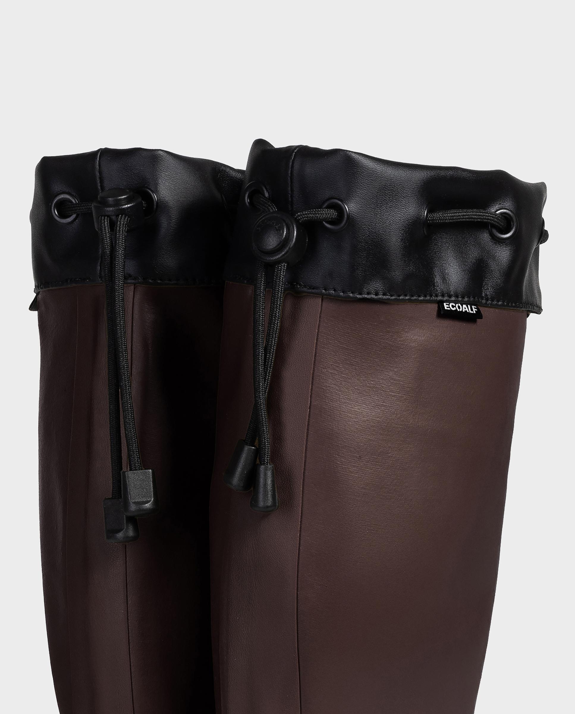 Botas de agua de mujer ana maria rainboot sin costuras - Ecoalf - Marrón Marrón-7