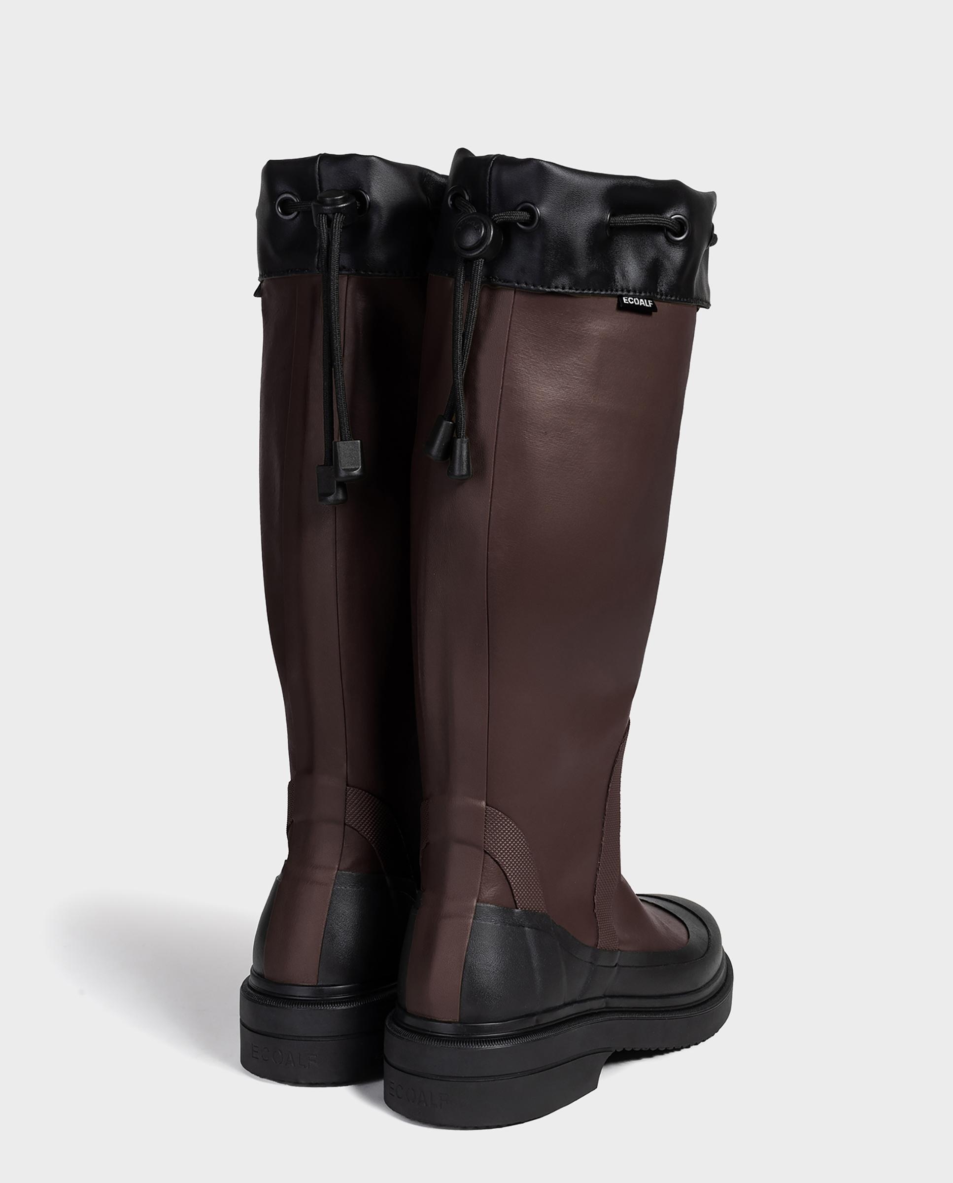 Botas de agua de mujer ana maria rainboot sin costuras - Ecoalf - Marrón Marrón-8